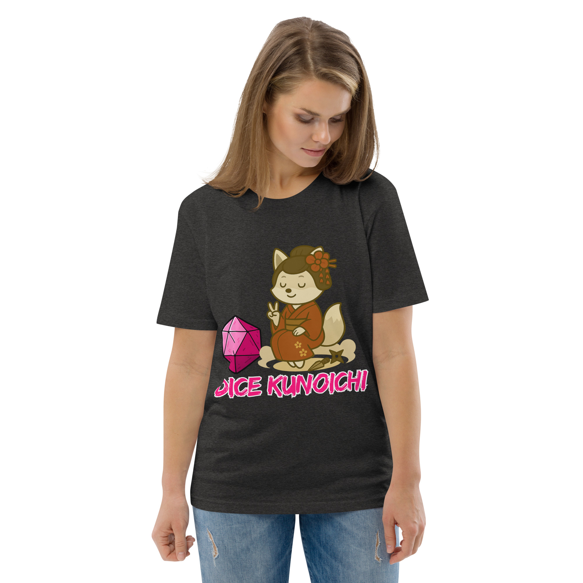 Dice Kunoishi - DTF-Unisex-Bio-Baumwoll-T-Shirt – Bild 18