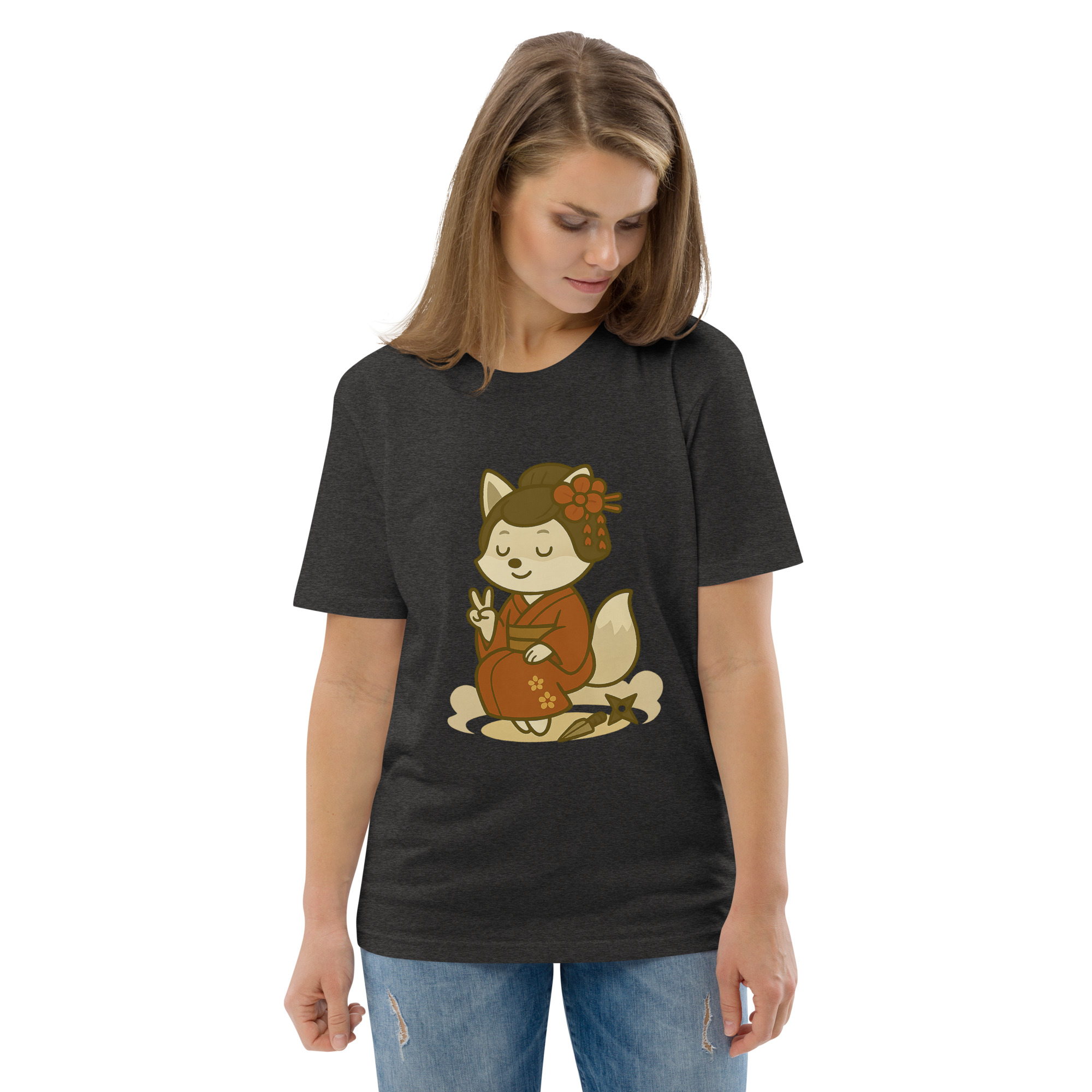 Fox Kunoishi - DTF-Unisex-Bio-Baumwoll-T-Shirt – Bild 19