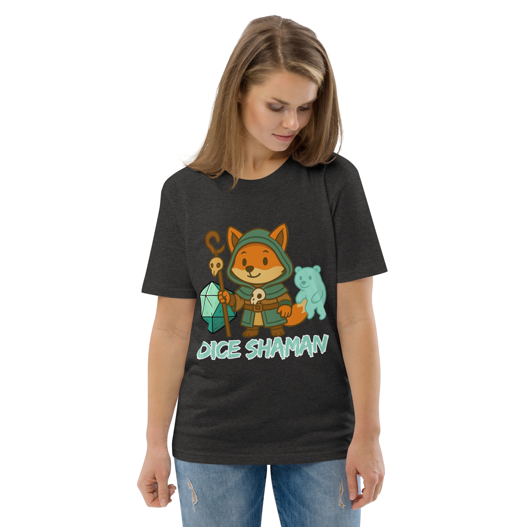 Dice Shaman - DTF-Unisex-Bio-Baumwoll-T-Shirt – Bild 19