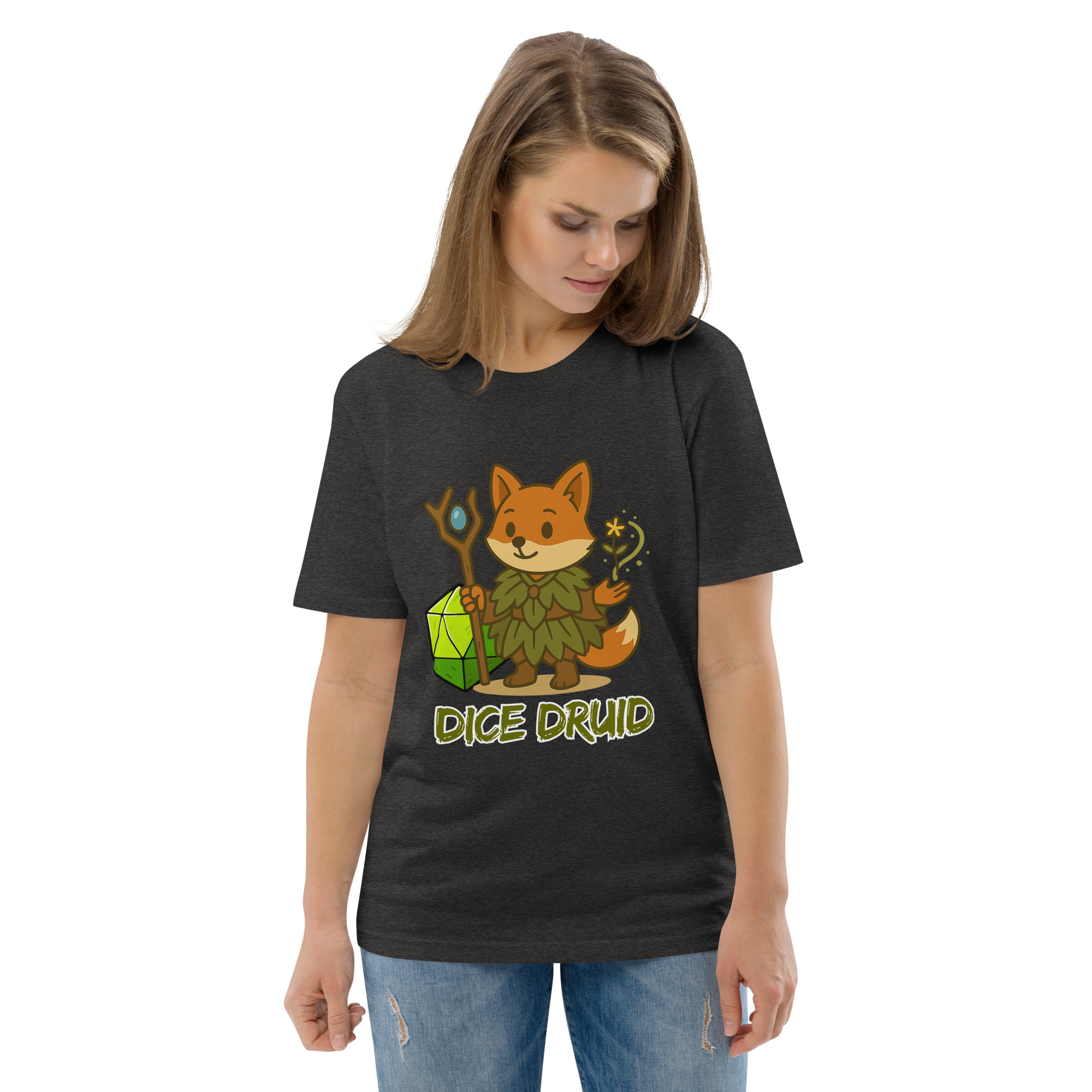 Dice Druid - DTF-Unisex-Bio-Baumwoll-T-Shirt – Bild 19
