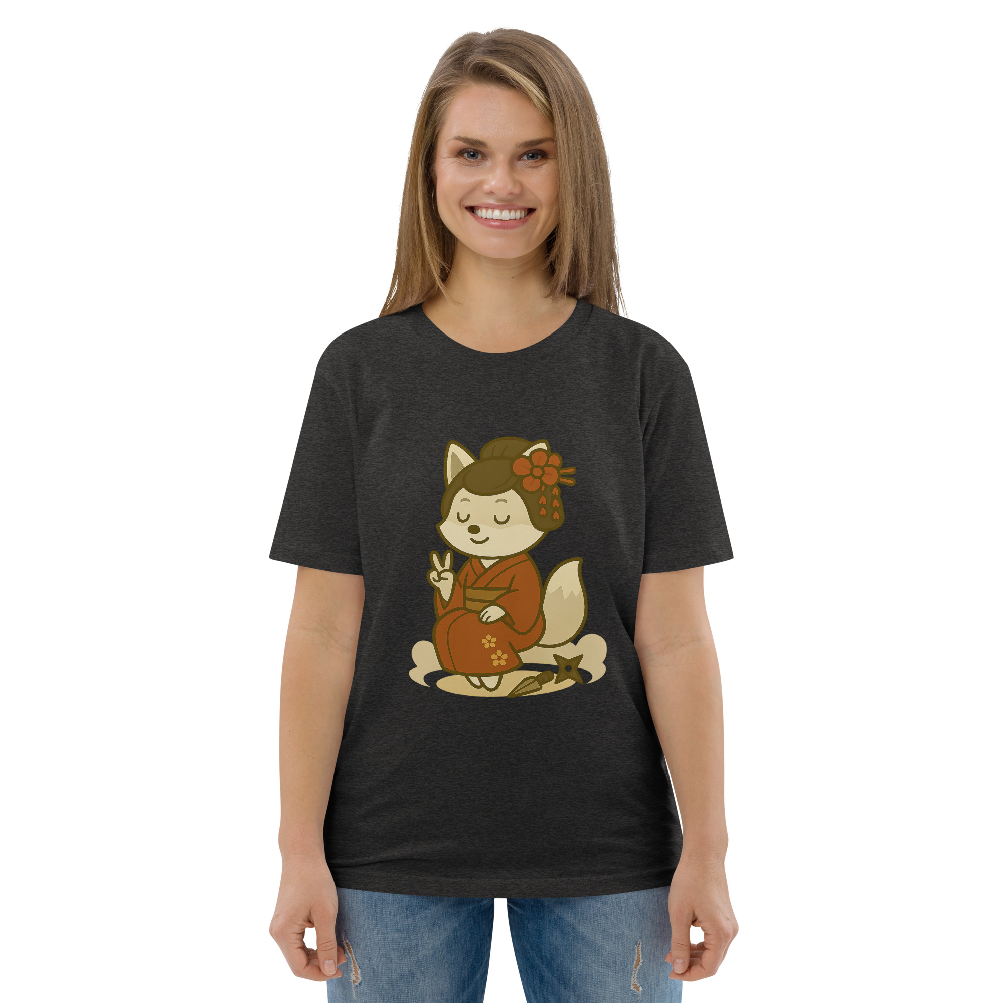 Fox Kunoishi - DTF-Unisex-Bio-Baumwoll-T-Shirt – Bild 18