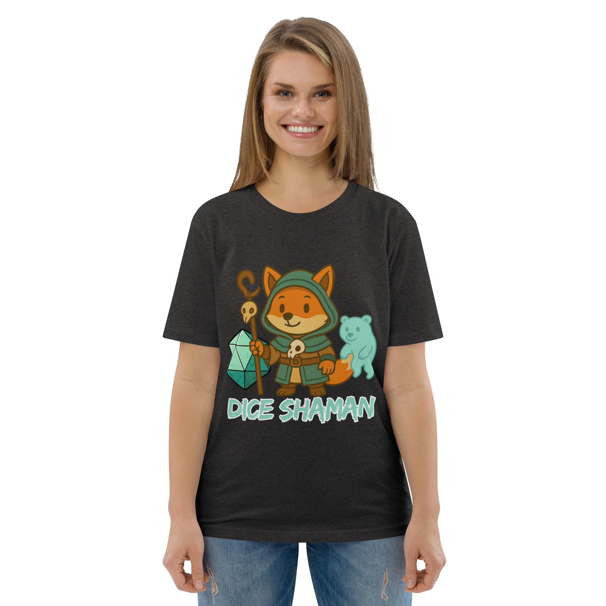 Dice Shaman - DTF-Unisex-Bio-Baumwoll-T-Shirt – Bild 18