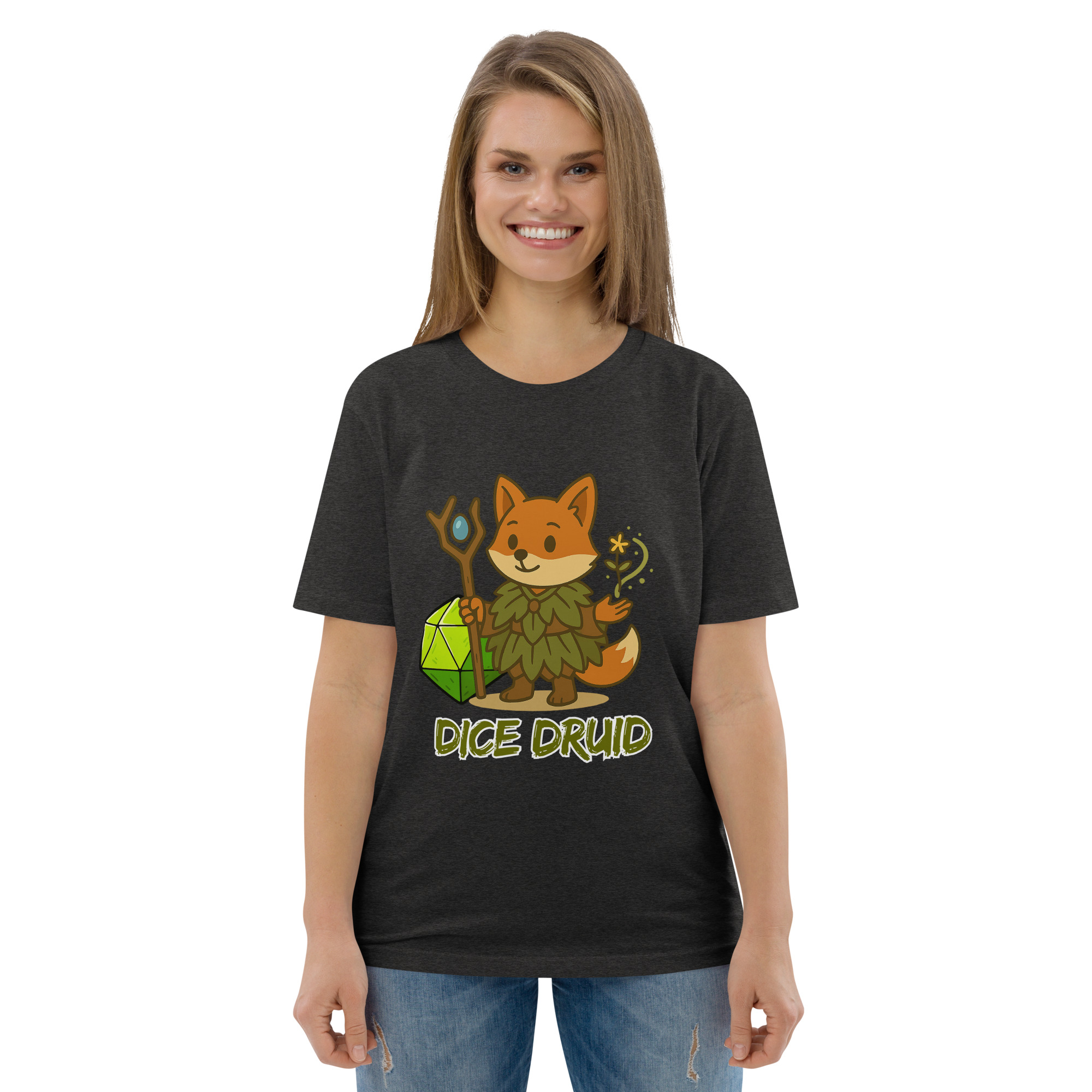 Dice Druid - DTF-Unisex-Bio-Baumwoll-T-Shirt – Bild 18