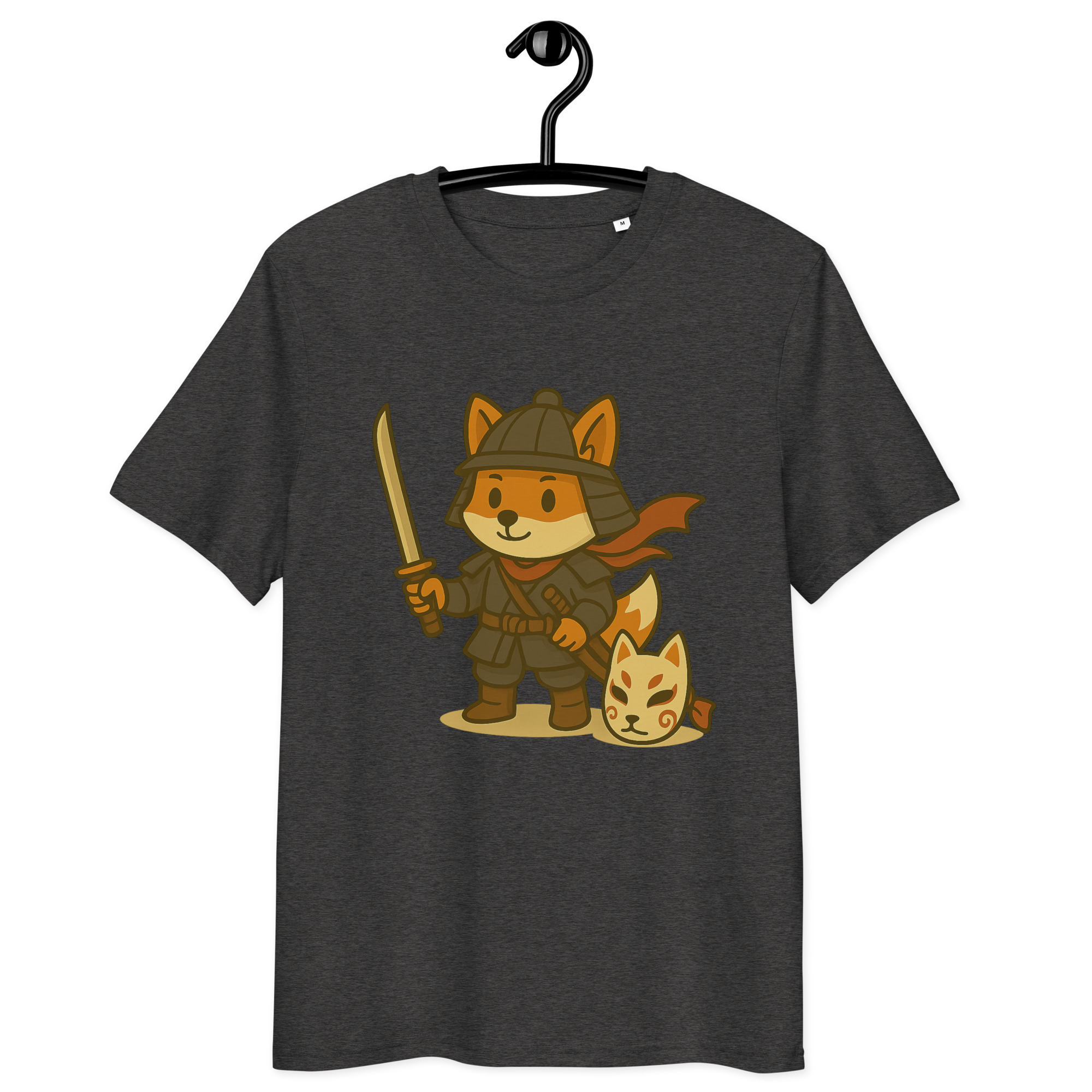Fox Samurai - DTF-Unisex-Bio-Baumwoll-T-Shirt – Bild 6