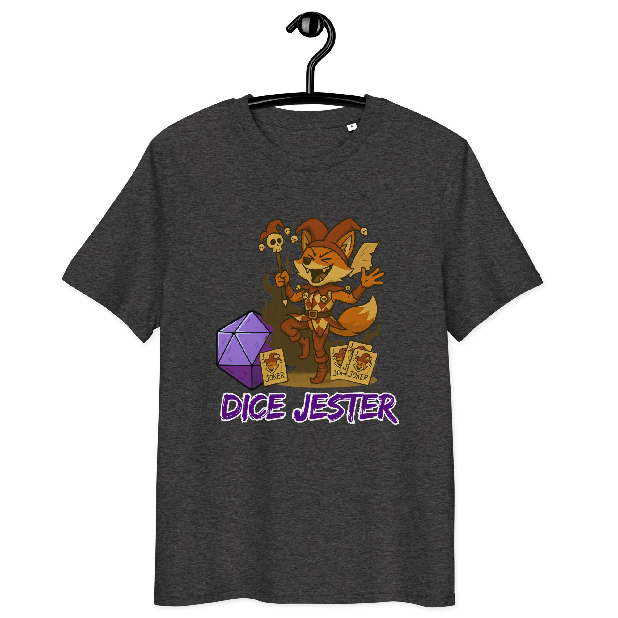Dice Jester - DTF-Unisex-Bio-Baumwoll-T-Shirt – Bild 6