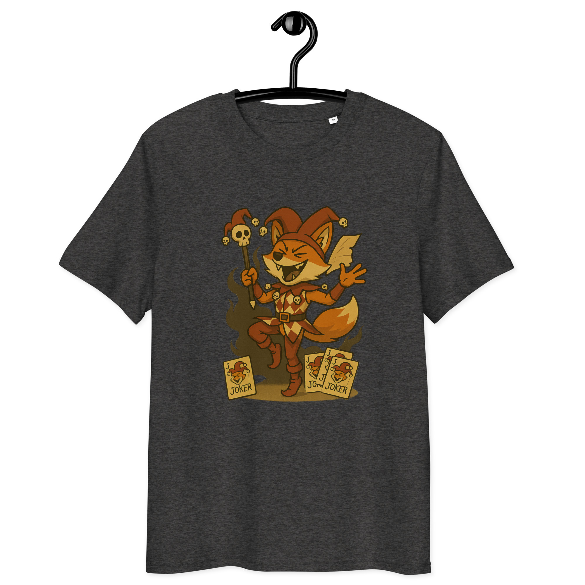 Fox Jester - DTF-Unisex-Bio-Baumwoll-T-Shirt – Bild 6