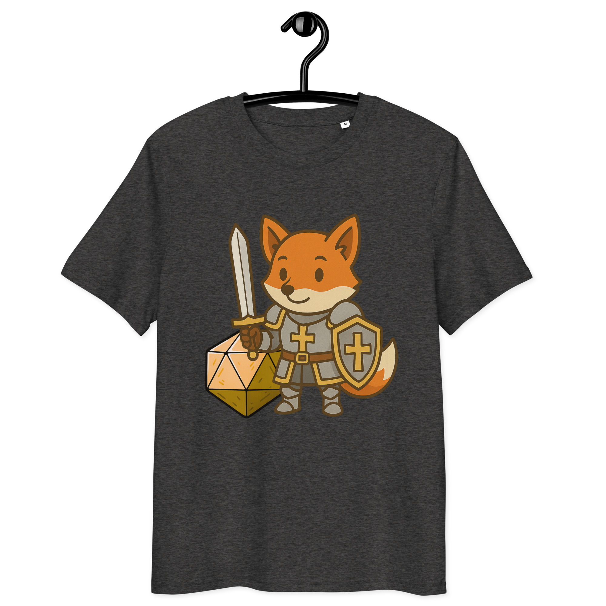 Dicefox Paladin - DTF-Unisex-Bio-Baumwoll-T-Shirt – Bild 6