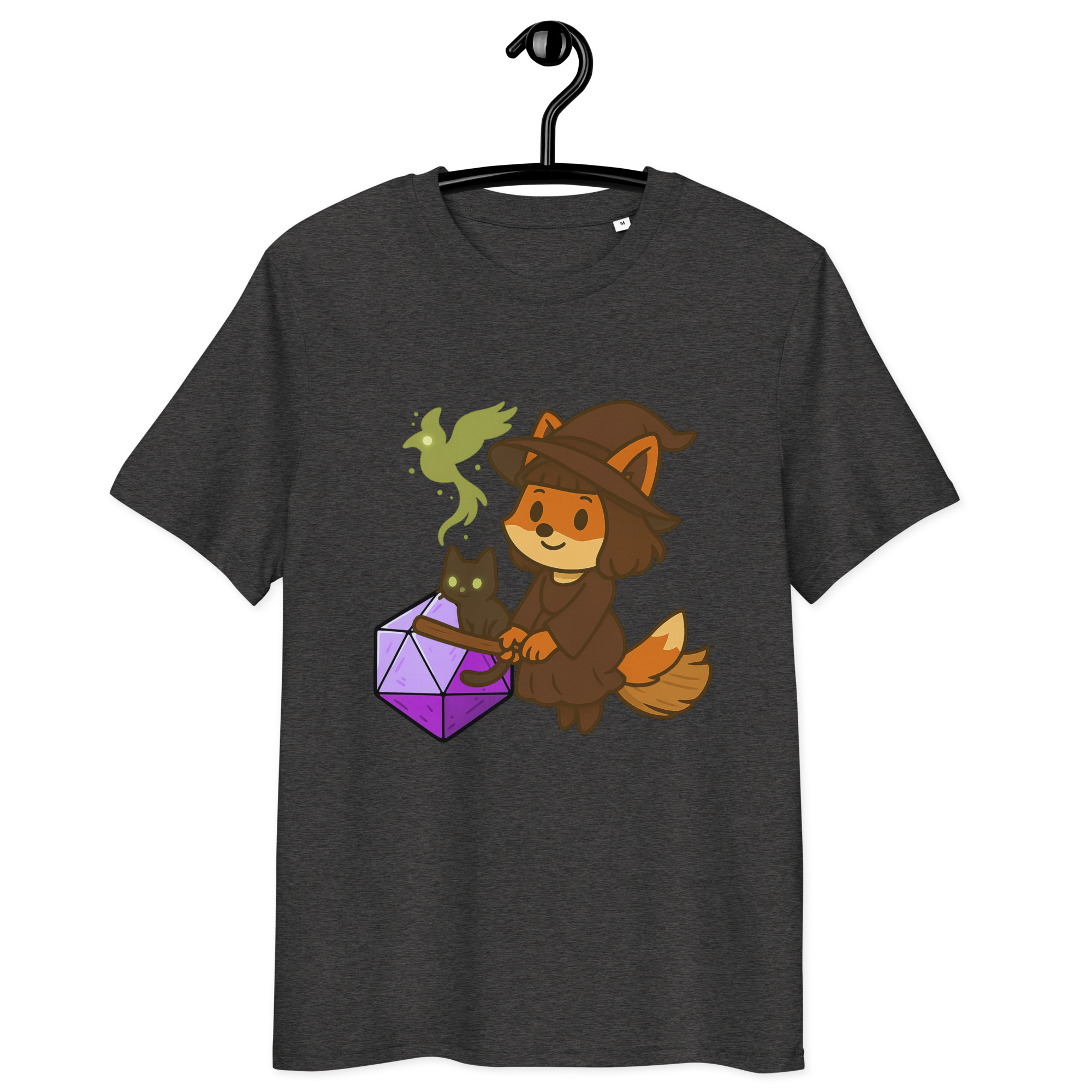 Dicefox Witch - DTF-Unisex-Bio-Baumwoll-T-Shirt – Bild 6