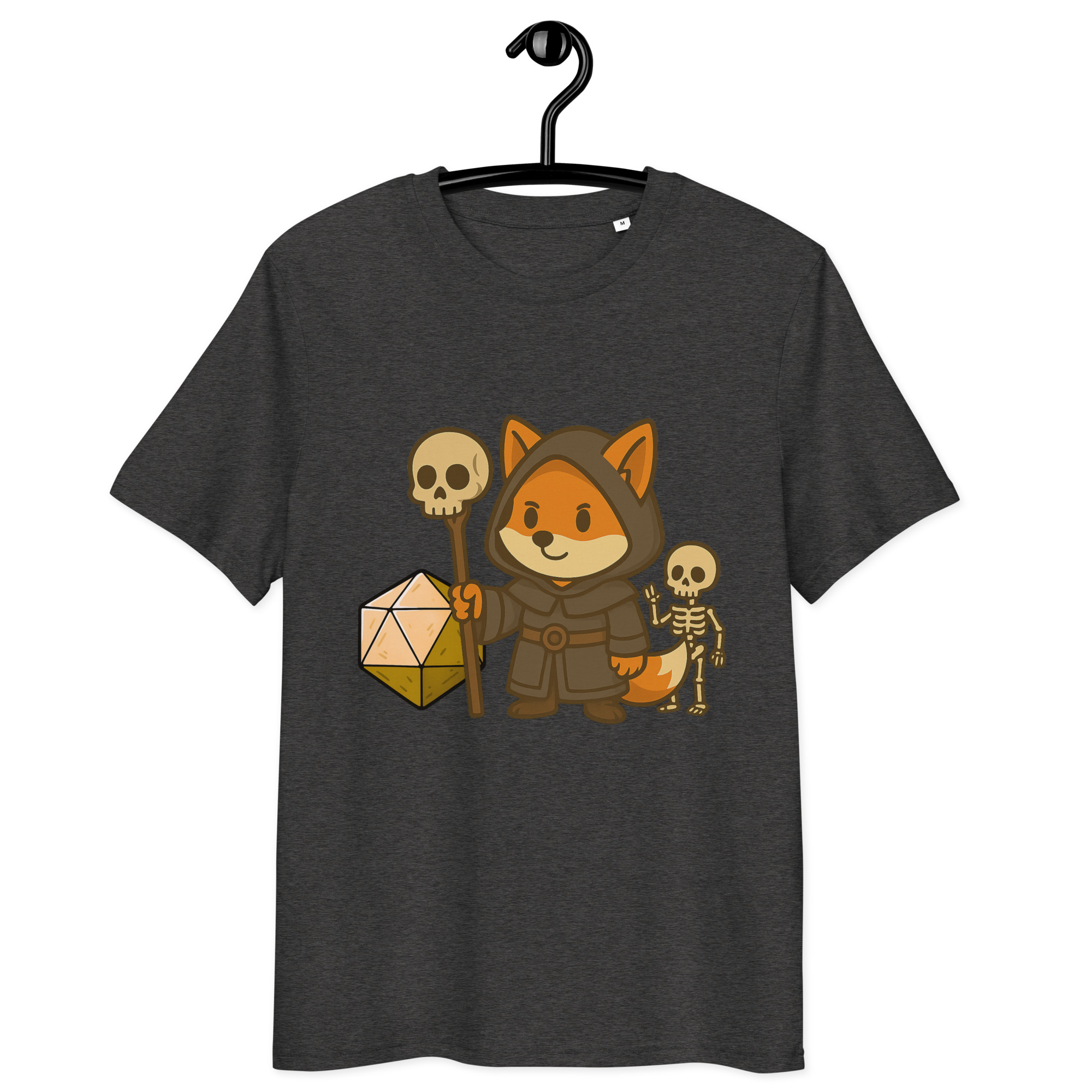 Dicefox Necromancer - DTF-Unisex-Bio-Baumwoll-T-Shirt – Bild 5