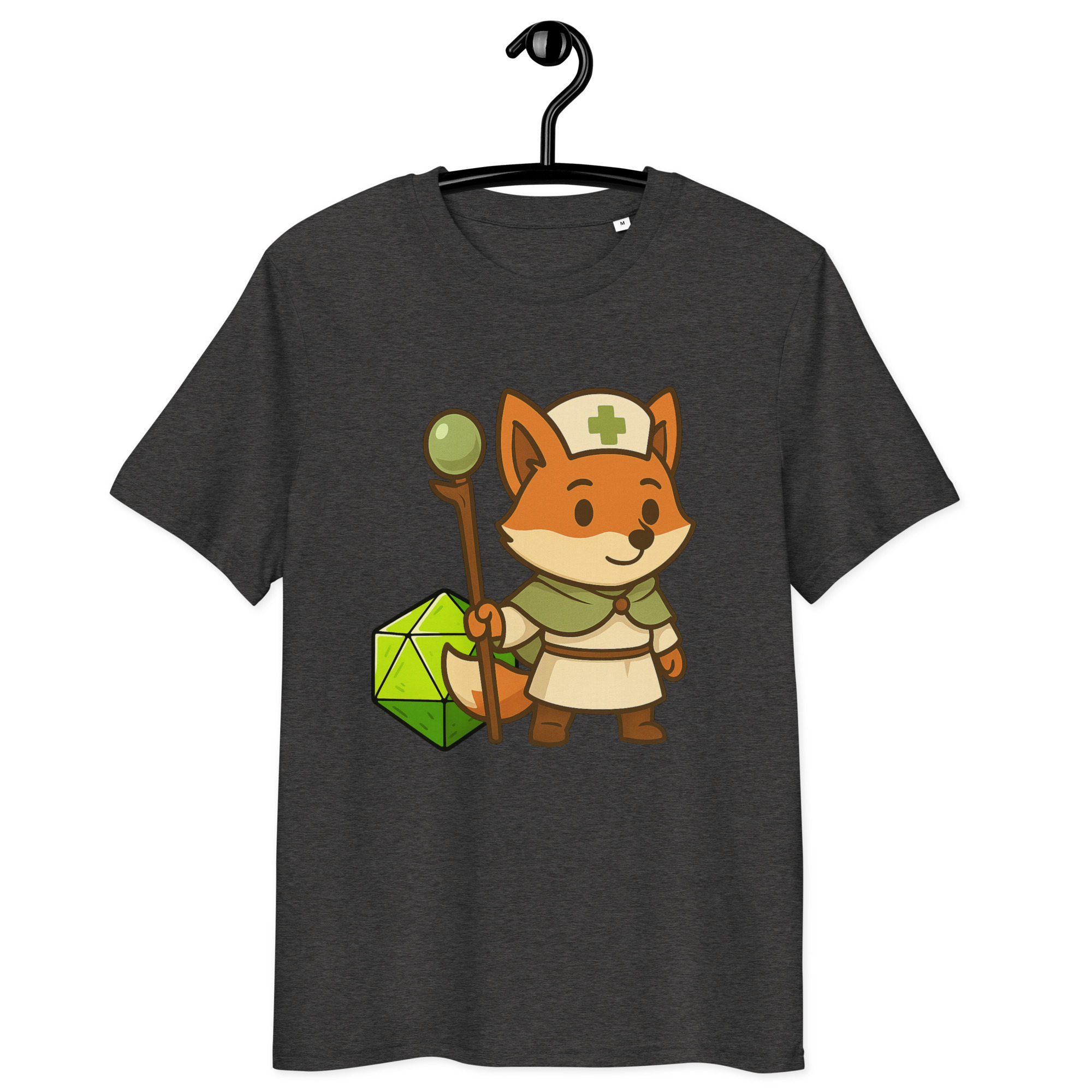 Dicefox Cleric - DTF-Unisex-Bio-Baumwoll-T-Shirt – Bild 5