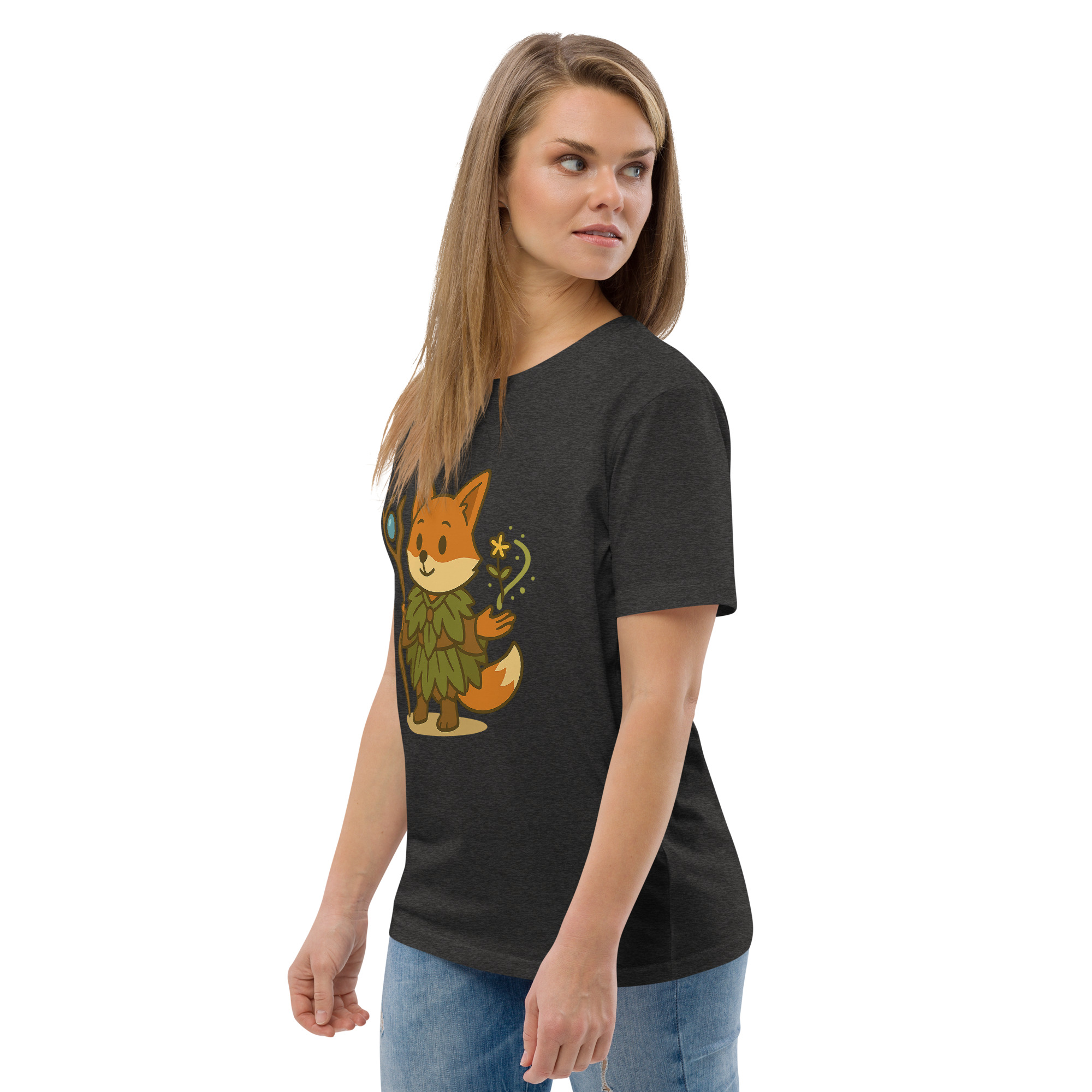 Fox Druid - DTF-Unisex-Bio-Baumwoll-T-Shirt – Bild 21