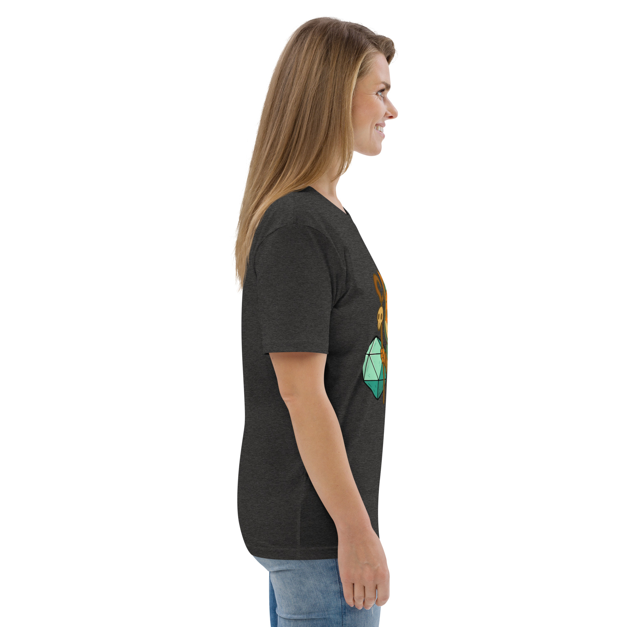 Dicefox Shaman - DTF-Unisex-Bio-Baumwoll-T-Shirt – Bild 24
