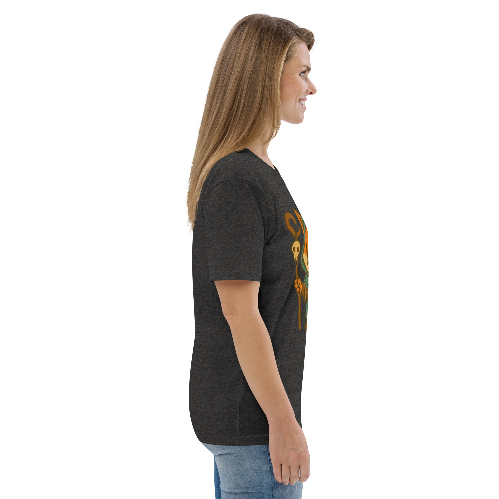 Fox Shaman - DTF-Unisex-Bio-Baumwoll-T-Shirt – Bild 24