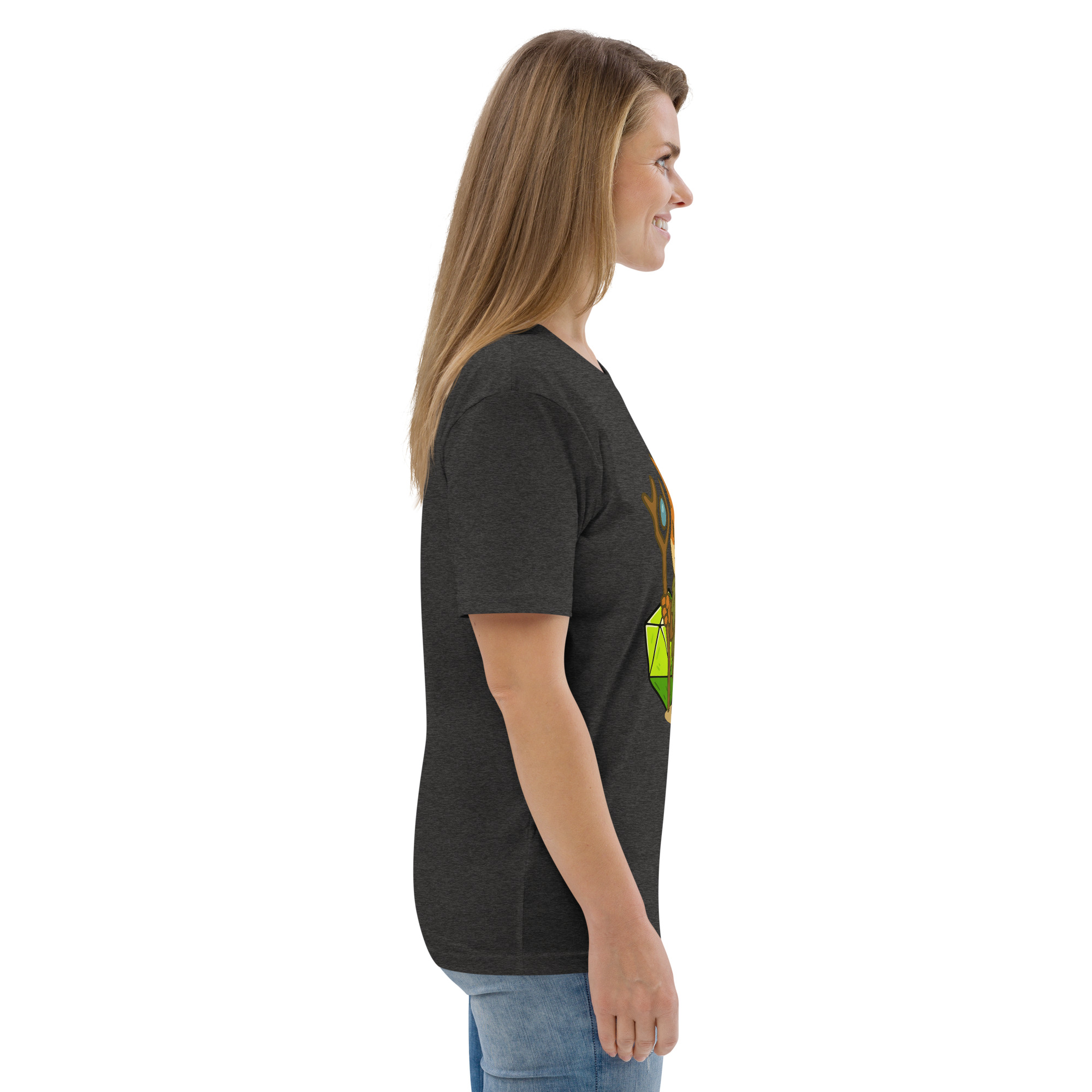 Dicefox Druid - DTF-Unisex-Bio-Baumwoll-T-Shirt – Bild 24