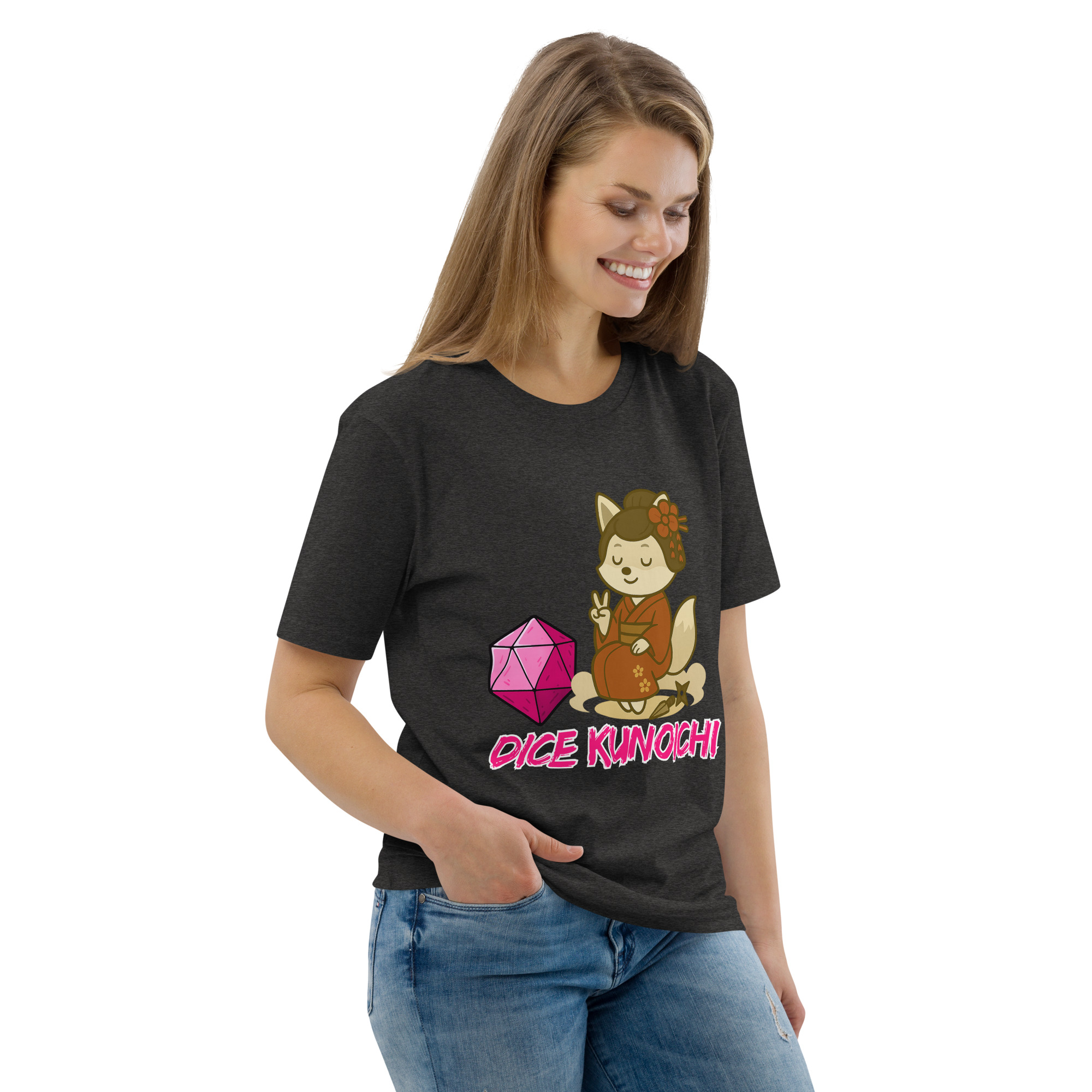 Dice Kunoishi - DTF-Unisex-Bio-Baumwoll-T-Shirt – Bild 22