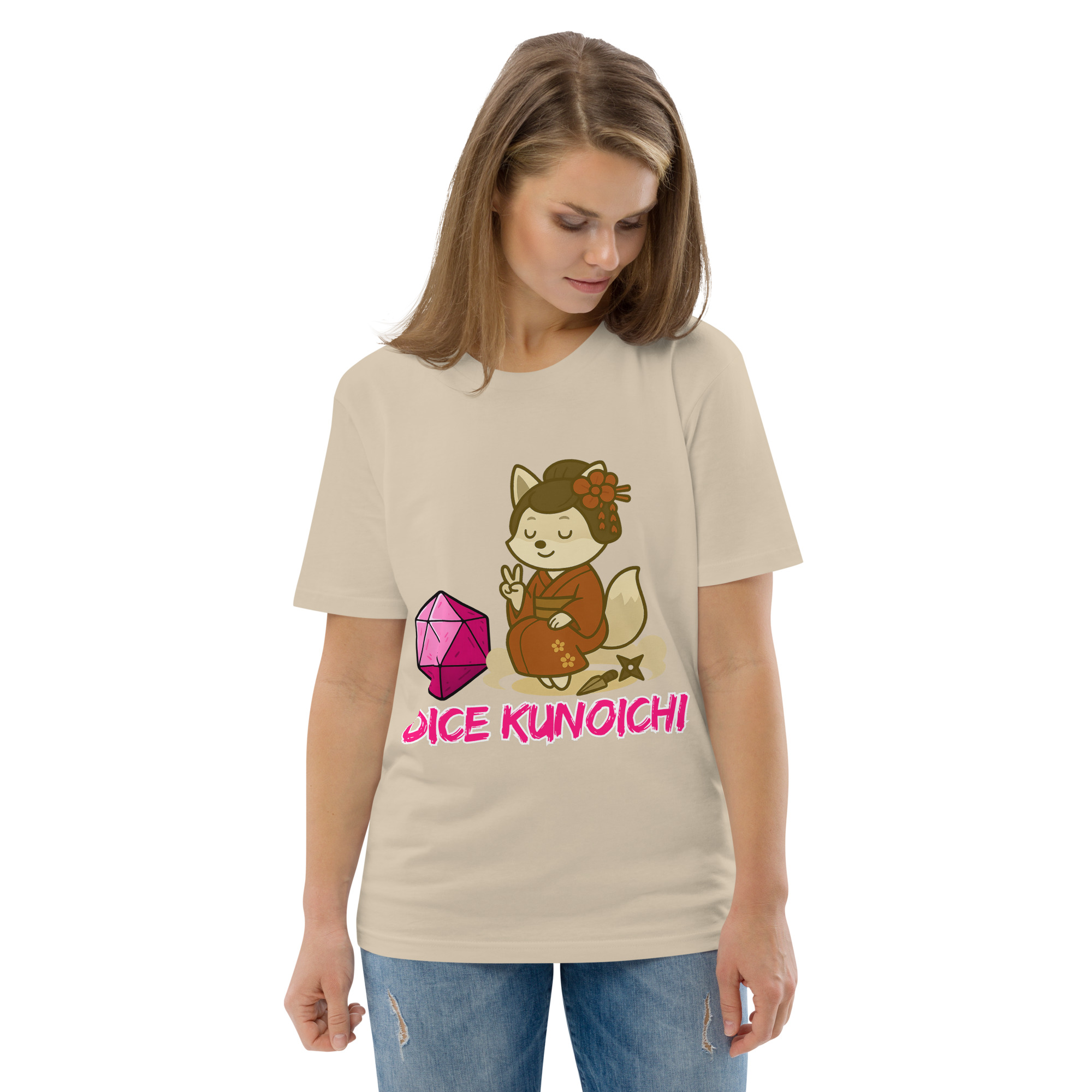 Dice Kunoishi - DTF-Unisex-Bio-Baumwoll-T-Shirt – Bild 82