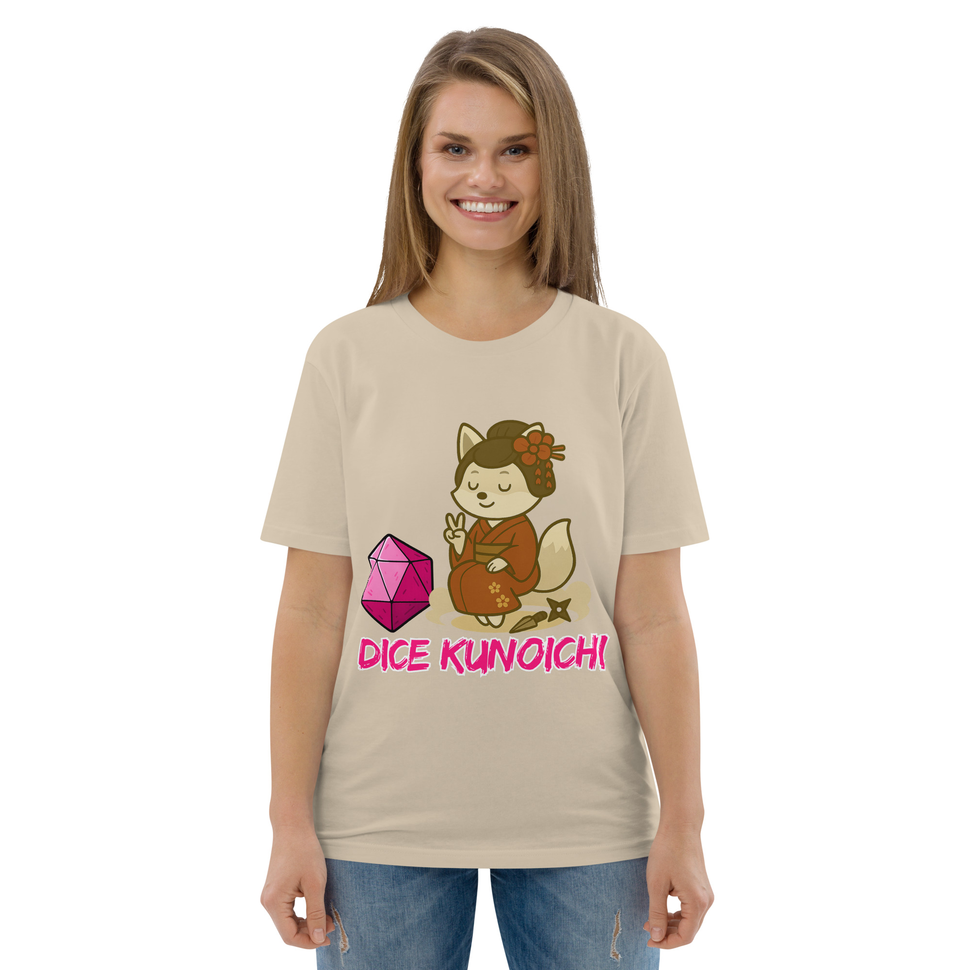 Dice Kunoishi - DTF-Unisex-Bio-Baumwoll-T-Shirt – Bild 81