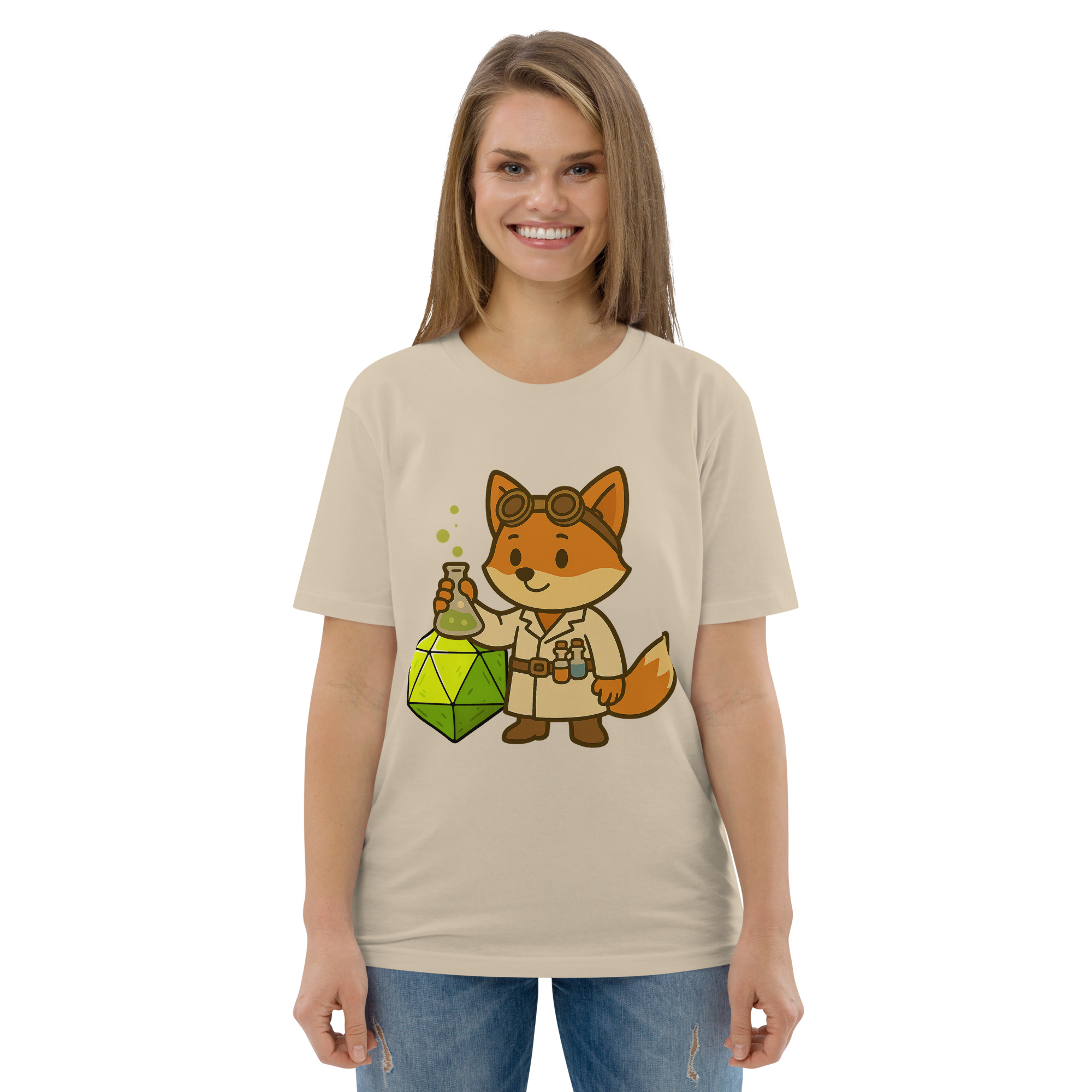 Dicefox Alchemist - DTF-Unisex-Bio-Baumwoll-T-Shirt – Bild 82
