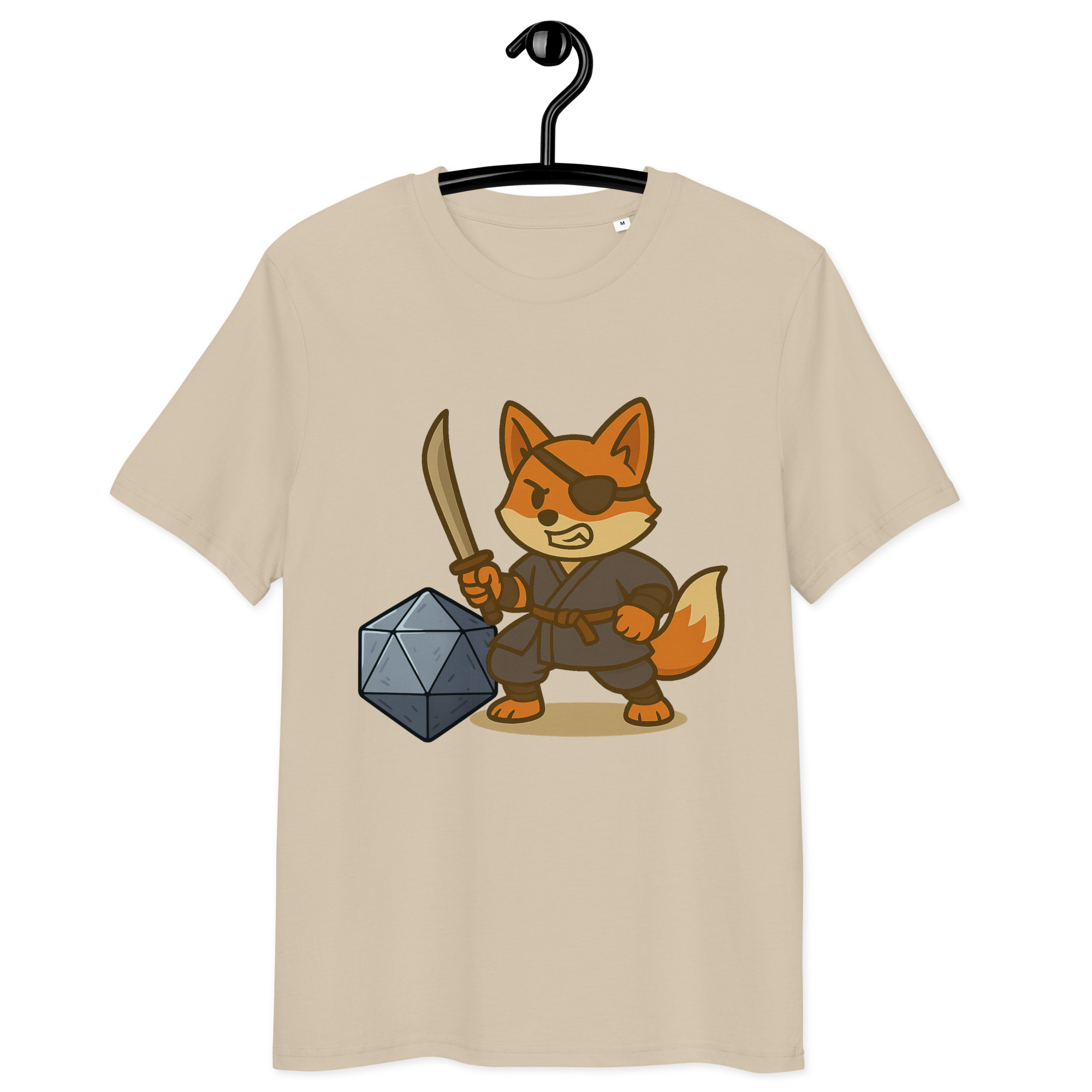 Dicefox Ronin - DTF-Unisex-Bio-Baumwoll-T-Shirt – Bild 20