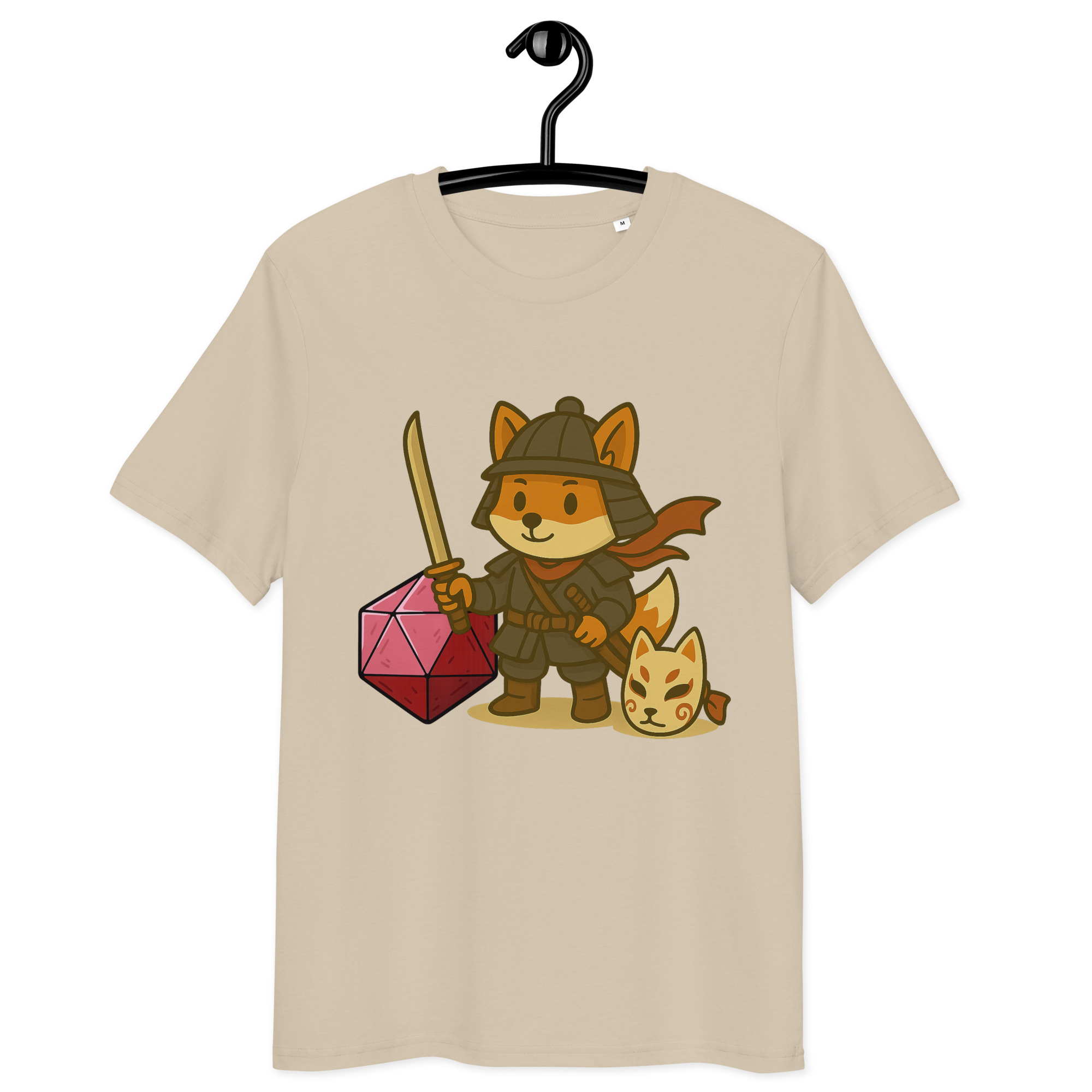 Dicefox Samurai - DTF-Unisex-Bio-Baumwoll-T-Shirt – Bild 22