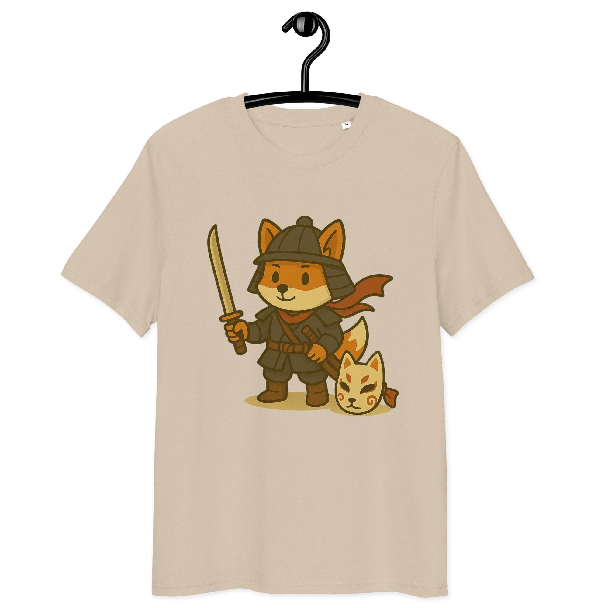 Fox Samurai - DTF-Unisex-Bio-Baumwoll-T-Shirt – Bild 22