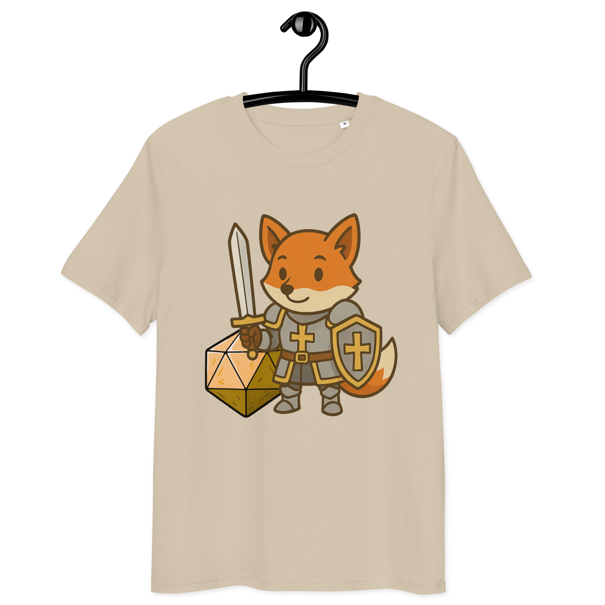 Dicefox Paladin - DTF-Unisex-Bio-Baumwoll-T-Shirt – Bild 22