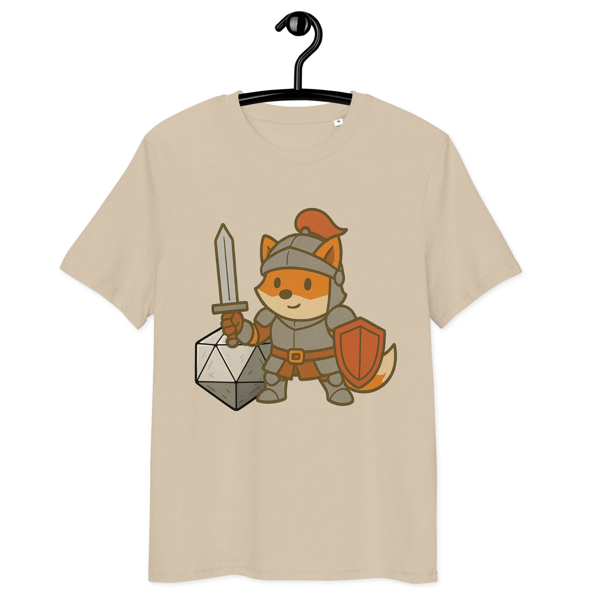 Dicefox Knight - DTF-Unisex-Bio-Baumwoll-T-Shirt – Bild 21