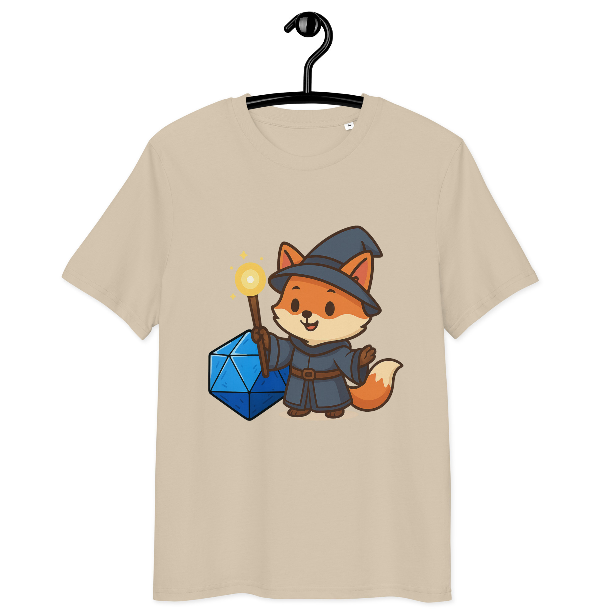 Dicefox Wizard - DTF-Unisex-Bio-Baumwoll-T-Shirt – Bild 21