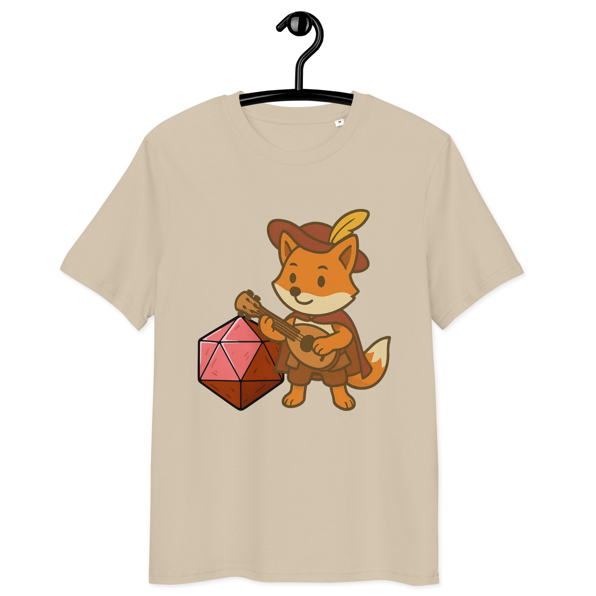 Dicefox Bard - DTF-Unisex-Bio-Baumwoll-T-Shirt – Bild 22