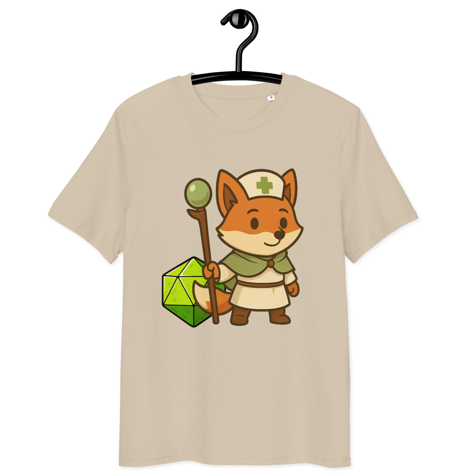 Dicefox Cleric - DTF-Unisex-Bio-Baumwoll-T-Shirt – Bild 21