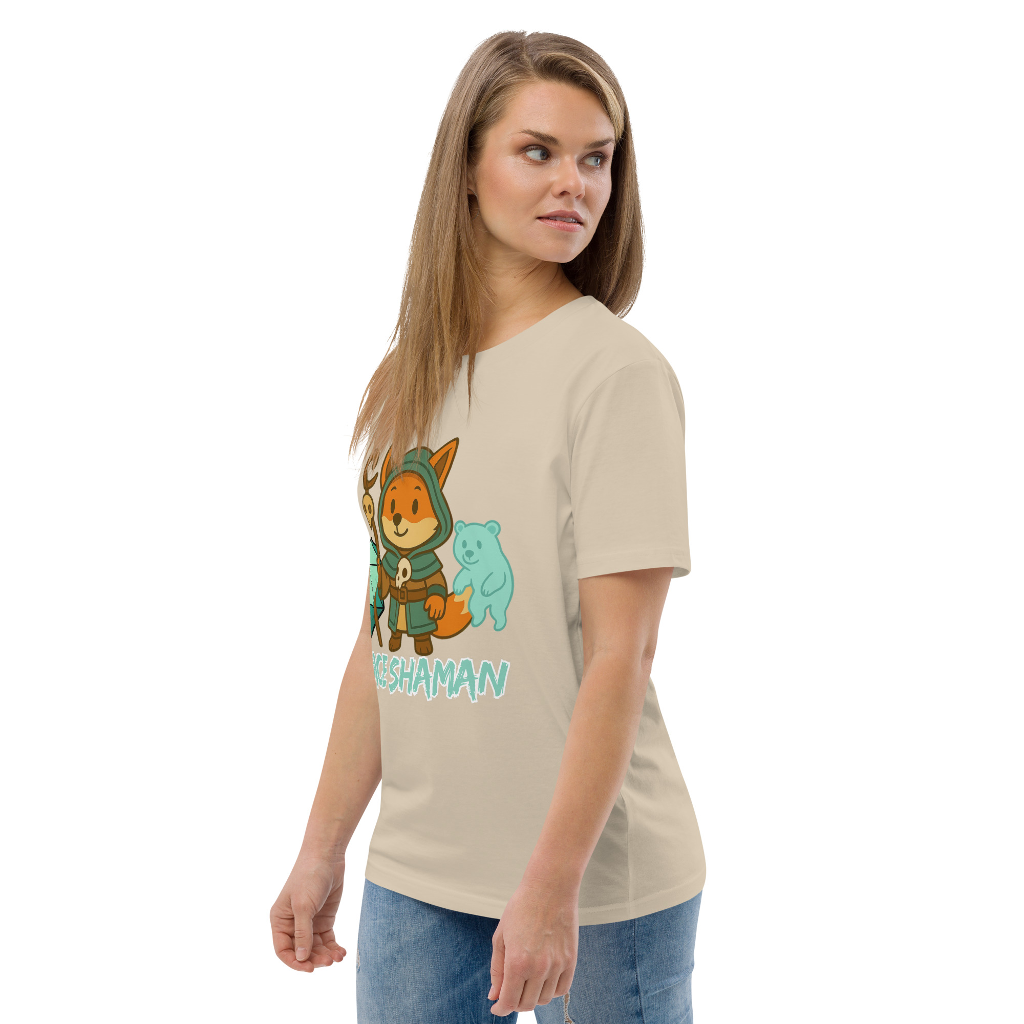 Dice Shaman - DTF-Unisex-Bio-Baumwoll-T-Shirt – Bild 86