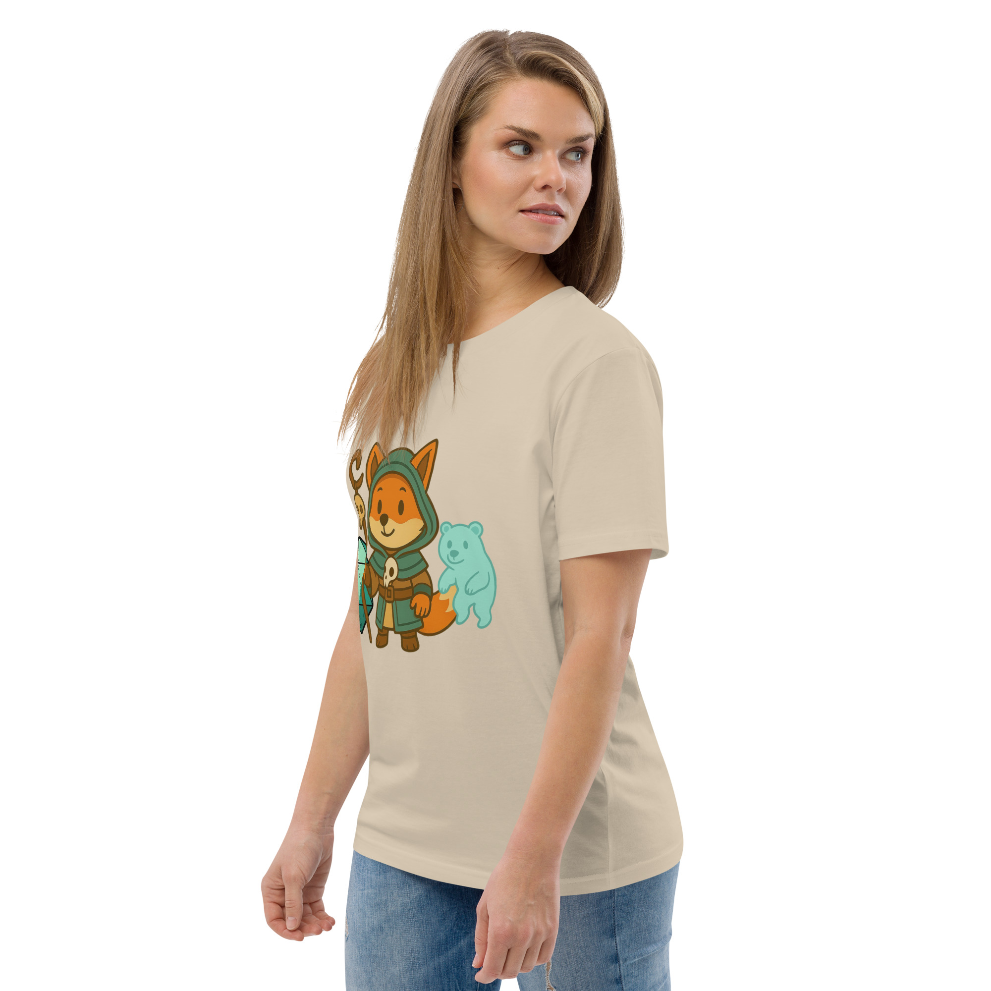 Dicefox Shaman - DTF-Unisex-Bio-Baumwoll-T-Shirt – Bild 86