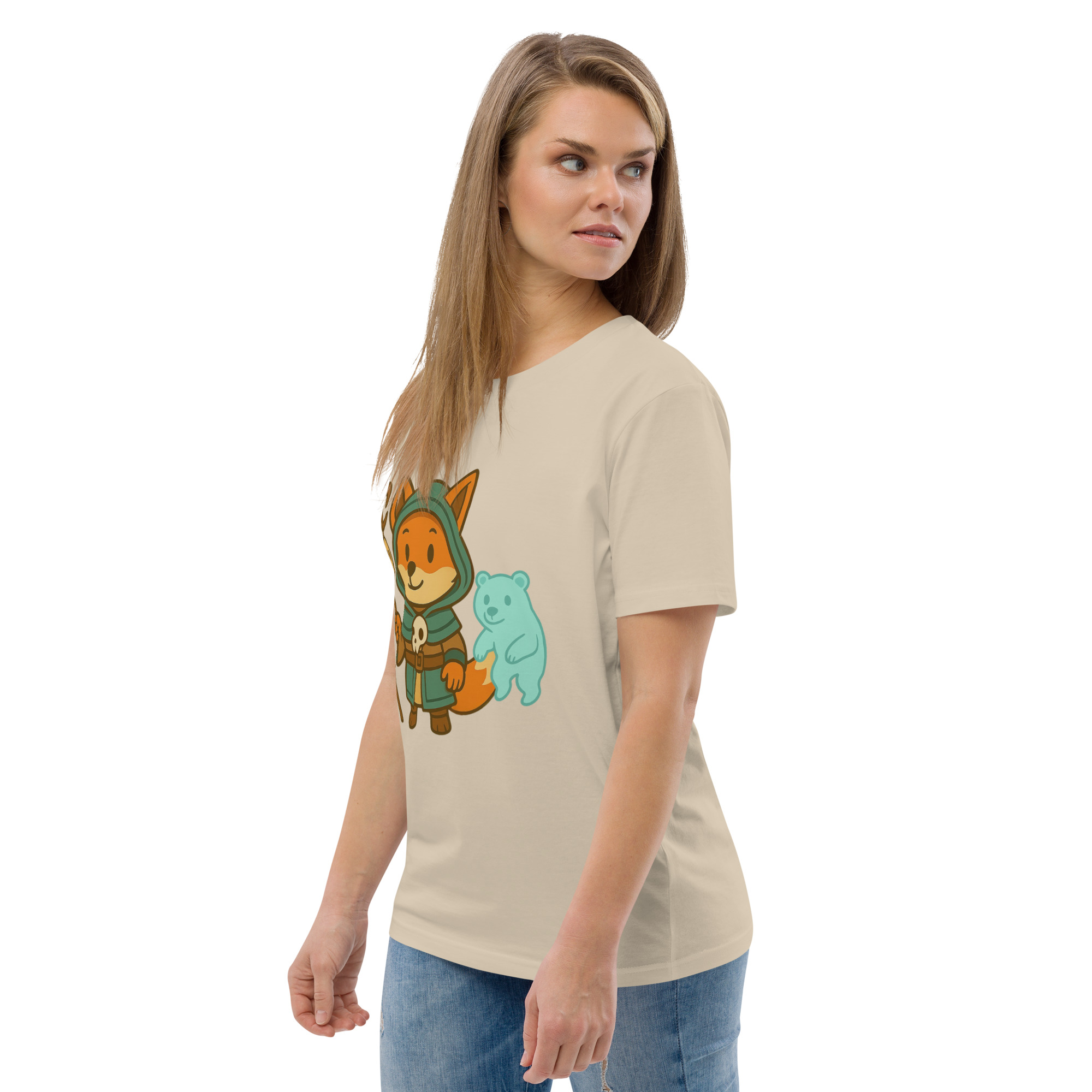 Fox Shaman - DTF-Unisex-Bio-Baumwoll-T-Shirt – Bild 86