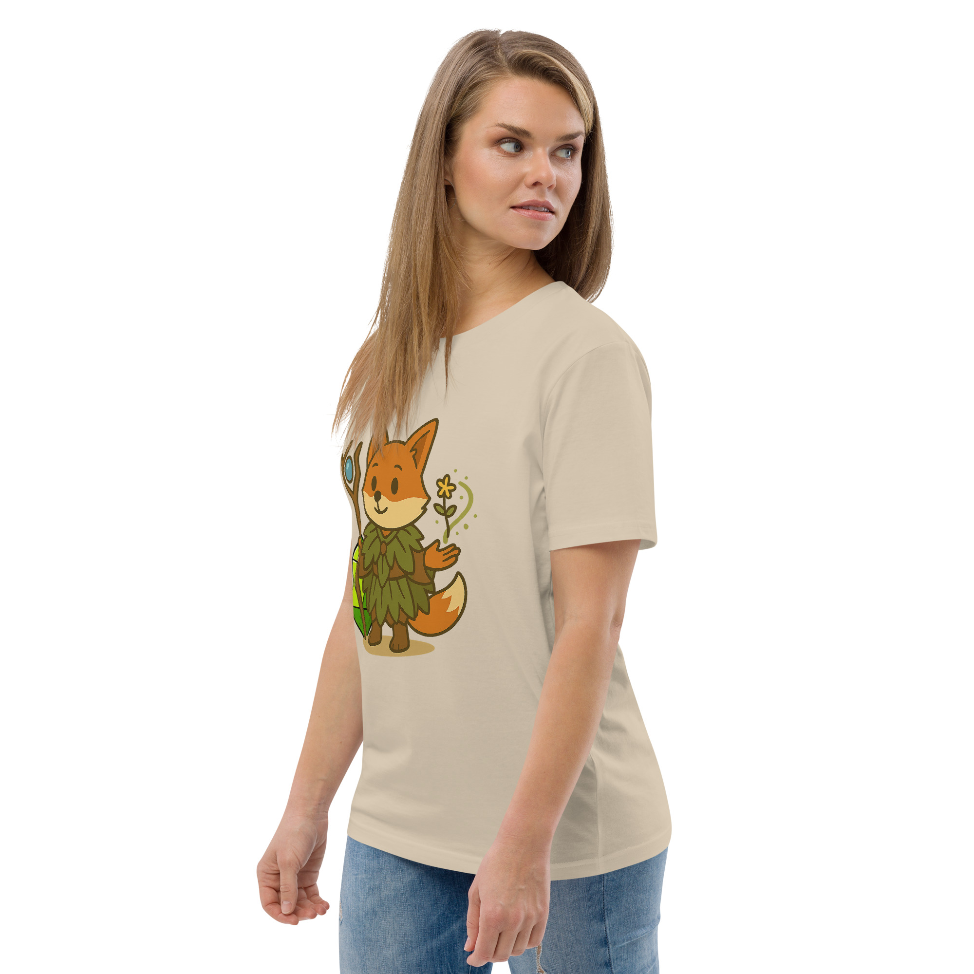 Dicefox Druid - DTF-Unisex-Bio-Baumwoll-T-Shirt – Bild 86