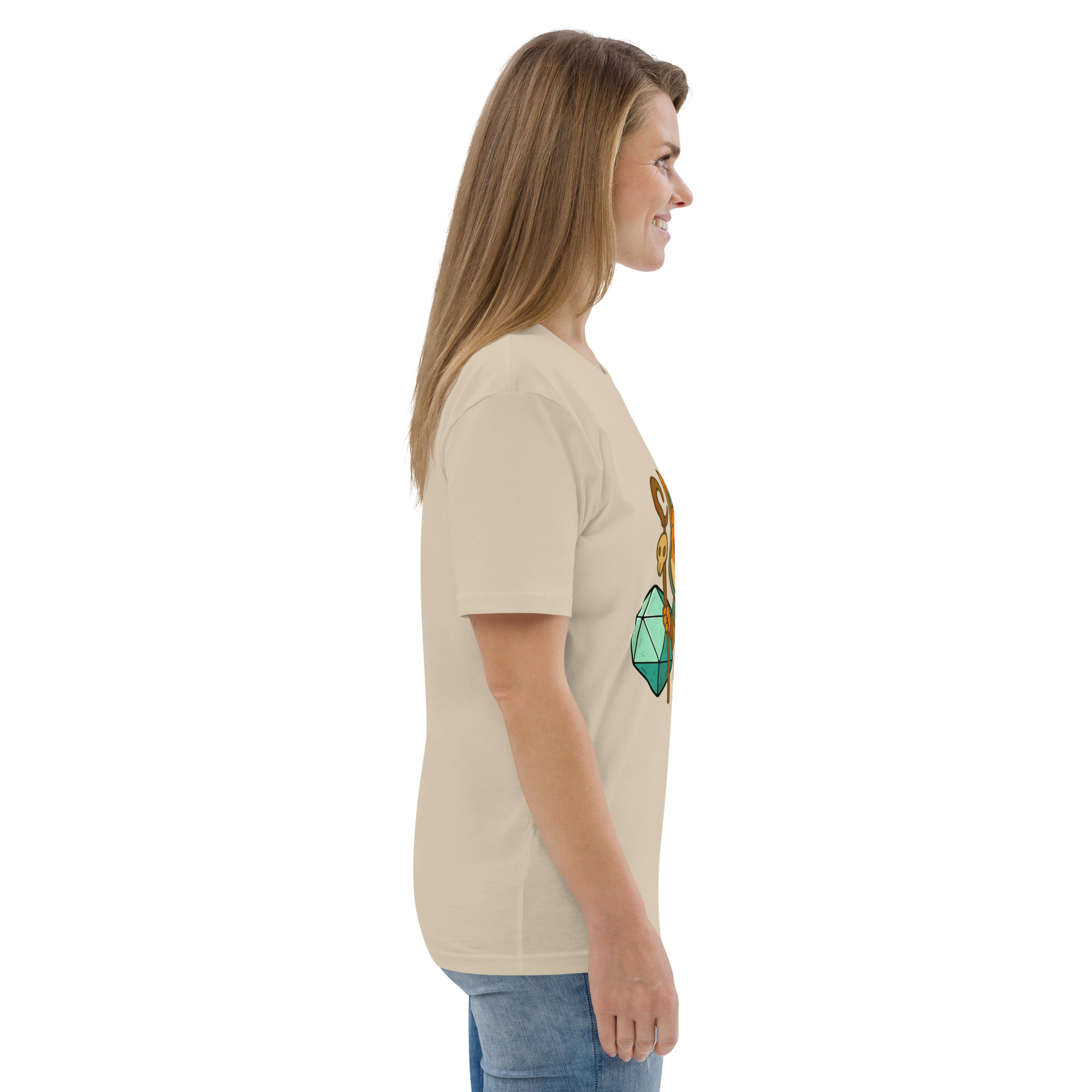 Dicefox Shaman - DTF-Unisex-Bio-Baumwoll-T-Shirt – Bild 88