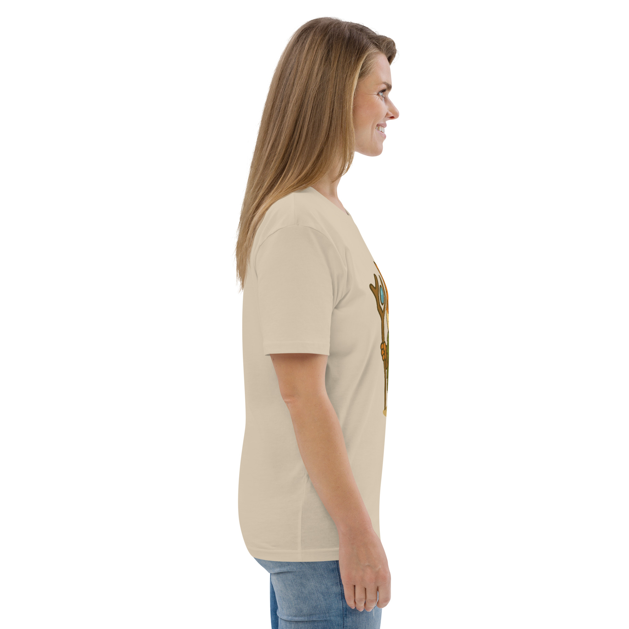 Fox Druid - DTF-Unisex-Bio-Baumwoll-T-Shirt – Bild 87