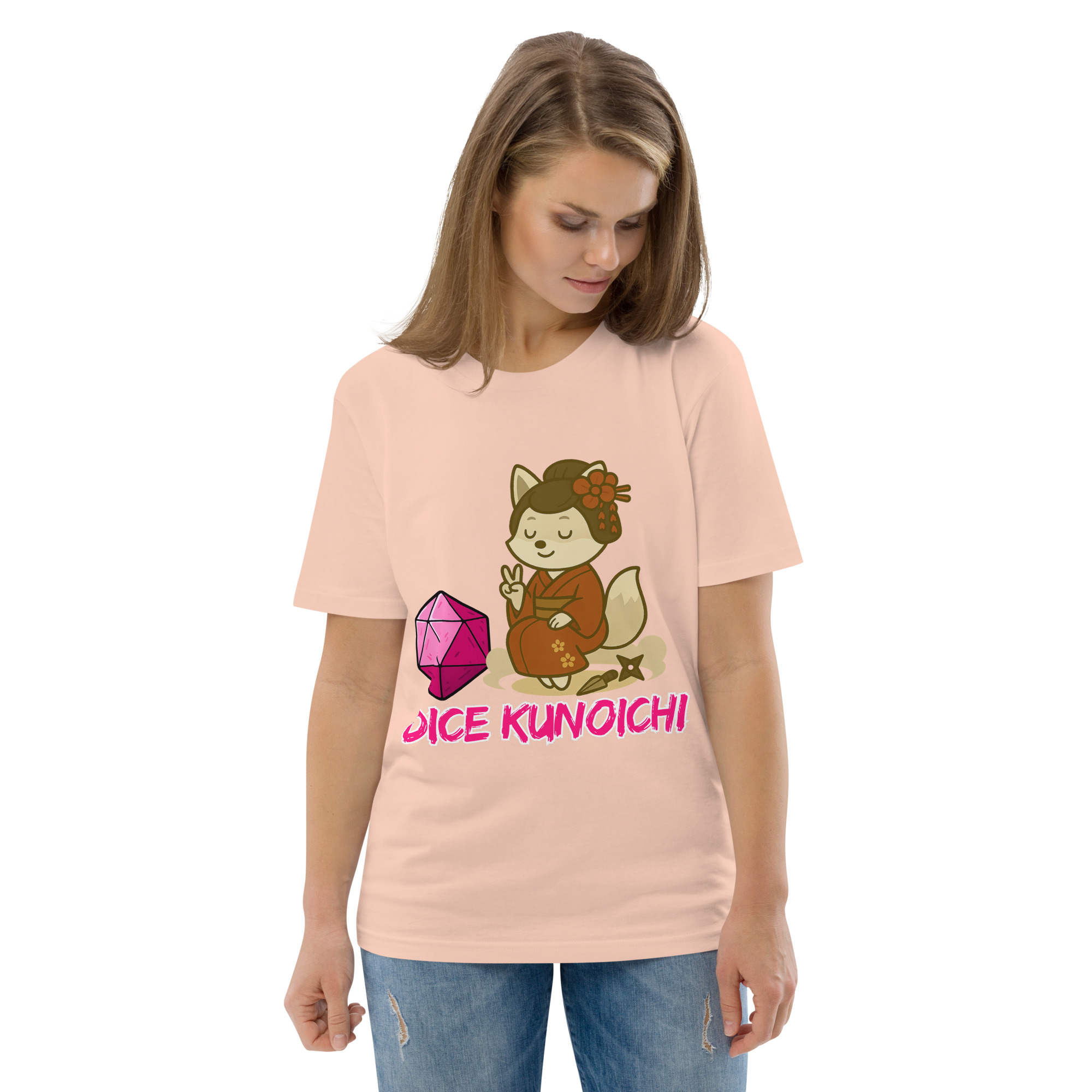 Dice Kunoishi - DTF-Unisex-Bio-Baumwoll-T-Shirt – Bild 90