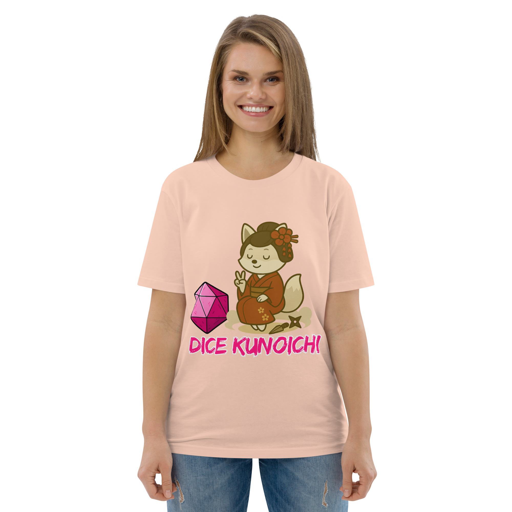 Dice Kunoishi - DTF-Unisex-Bio-Baumwoll-T-Shirt – Bild 89