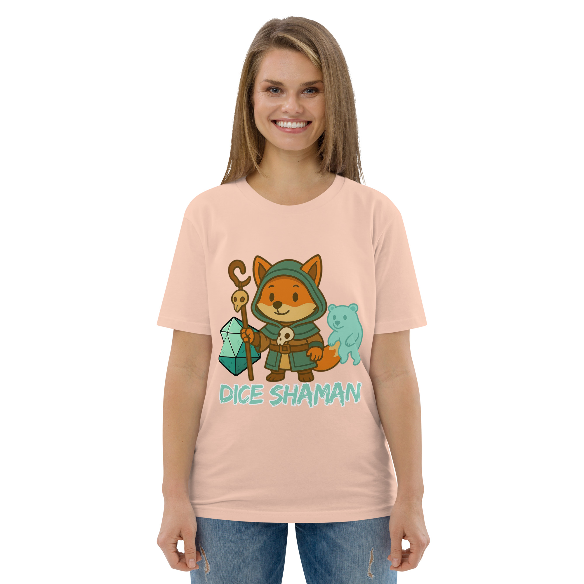Dice Shaman - DTF-Unisex-Bio-Baumwoll-T-Shirt – Bild 90