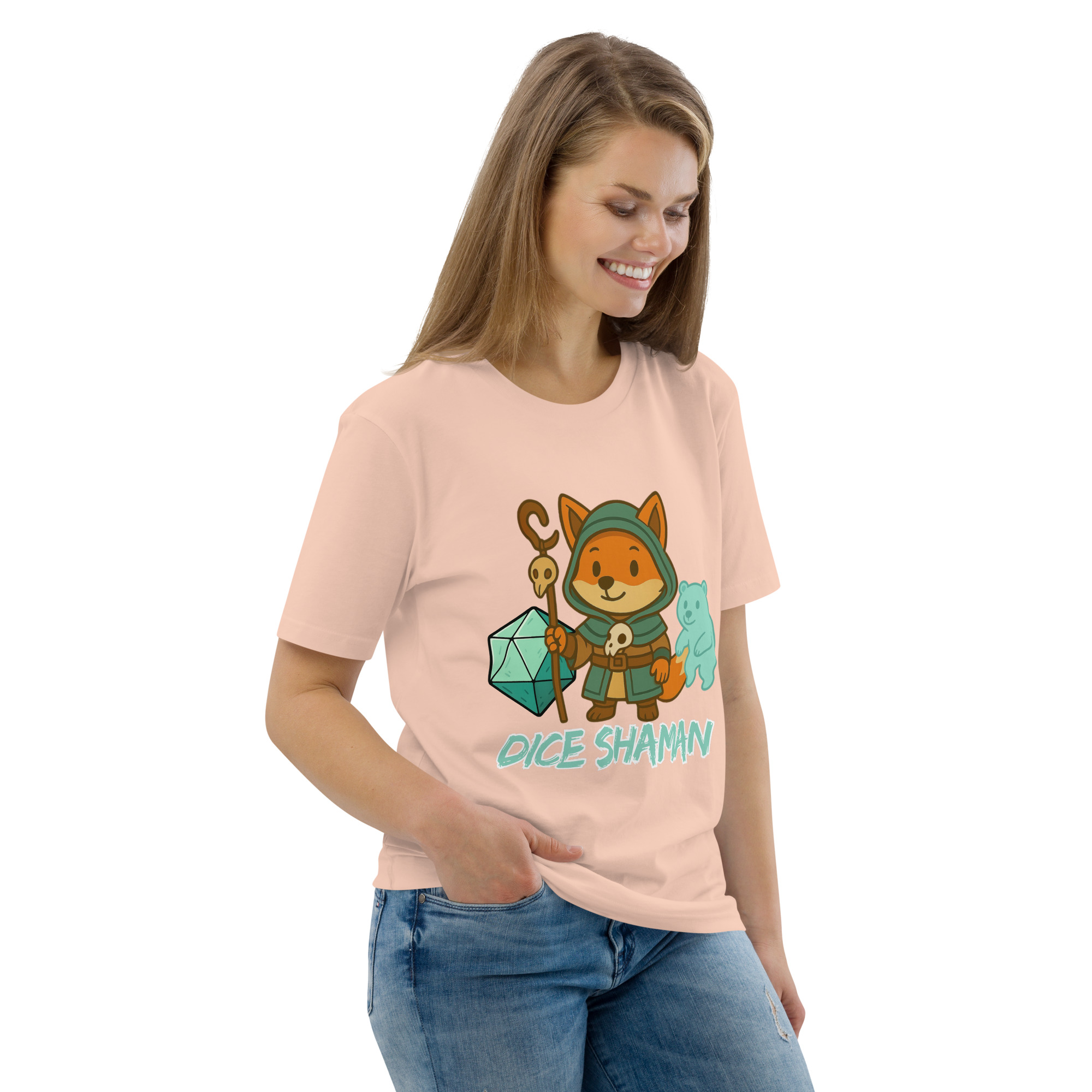 Dice Shaman - DTF-Unisex-Bio-Baumwoll-T-Shirt – Bild 94