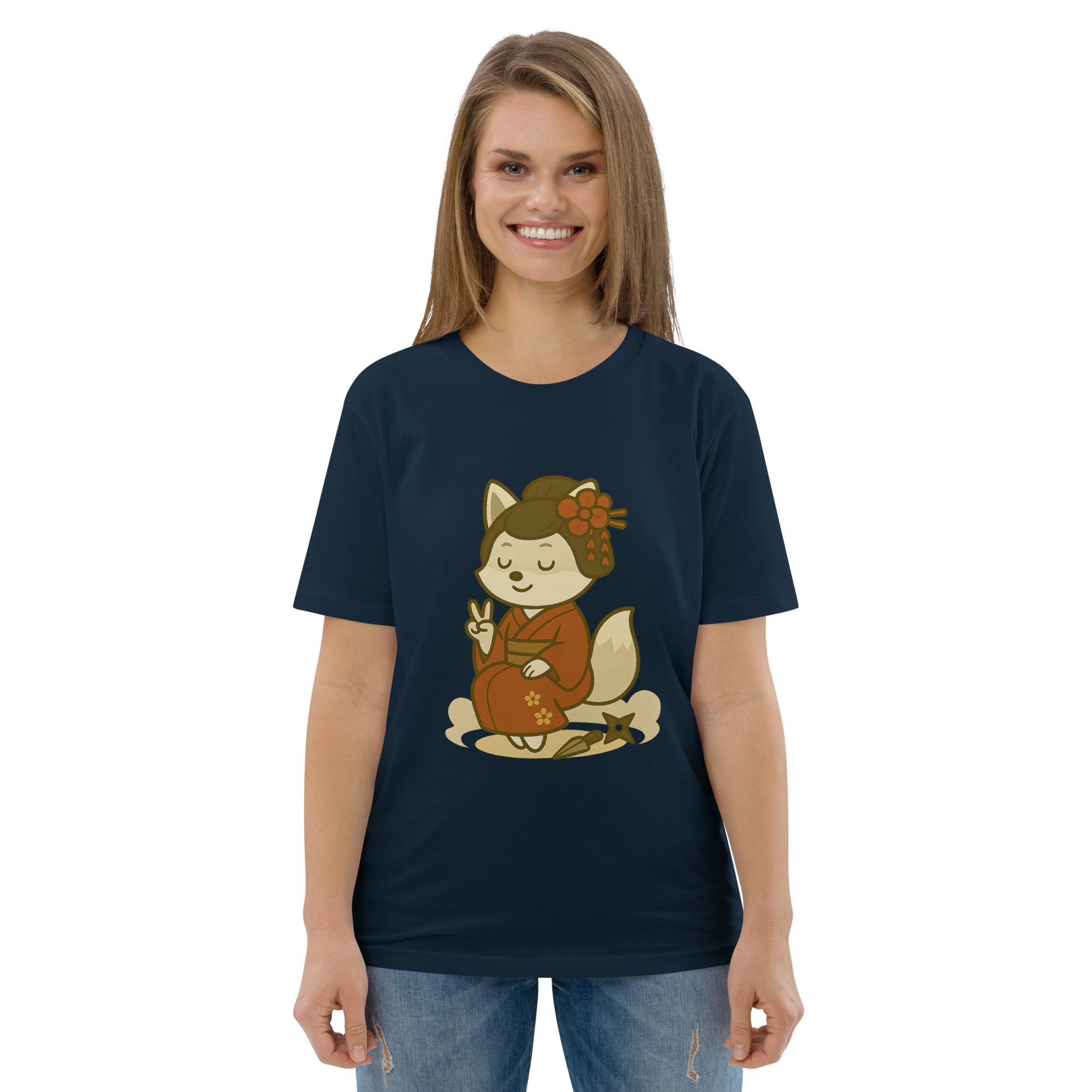 Fox Kunoishi - DTF-Unisex-Bio-Baumwoll-T-Shirt – Bild 10