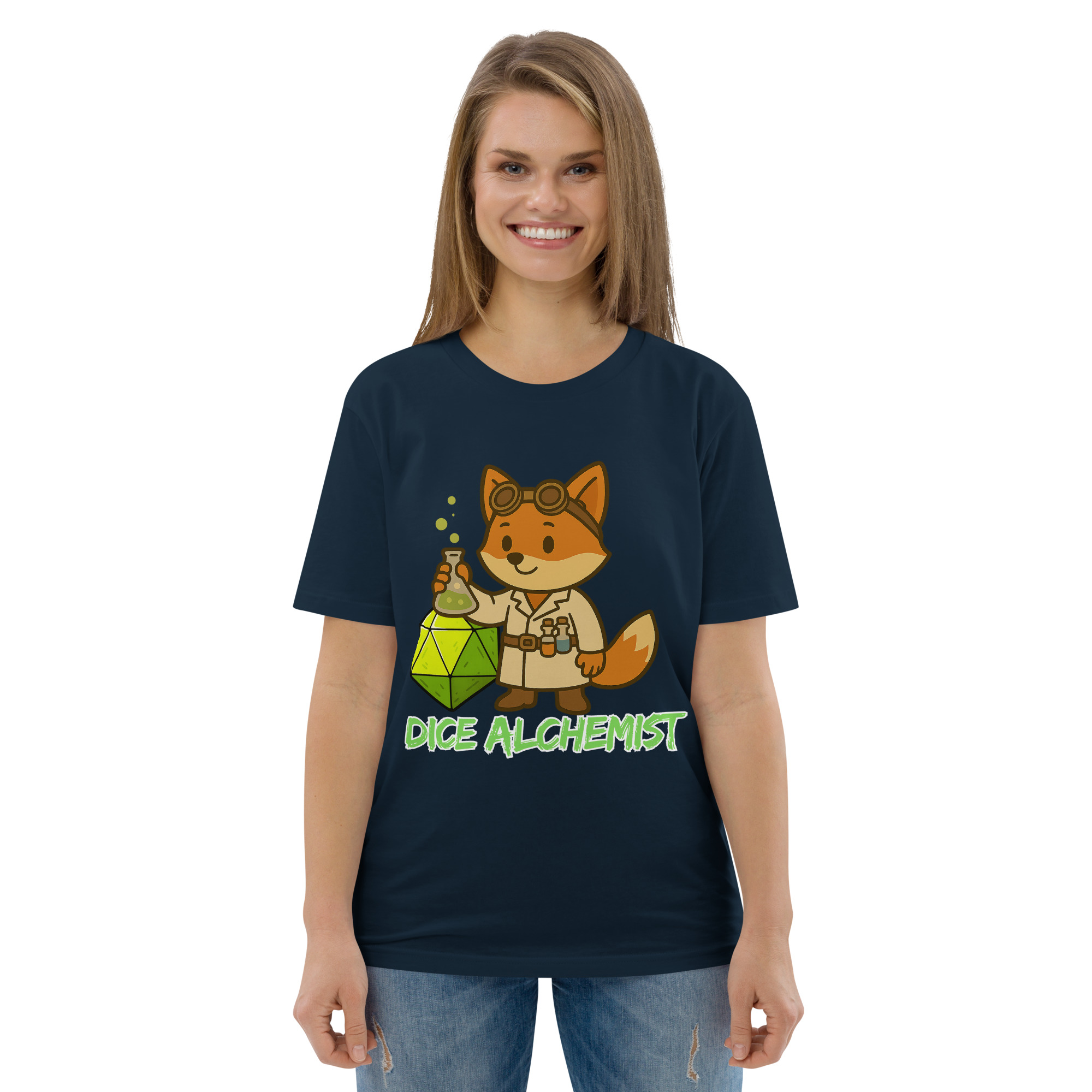 Dice Alchemist - DTF-Unisex-Bio-Baumwoll-T-Shirt – Bild 10
