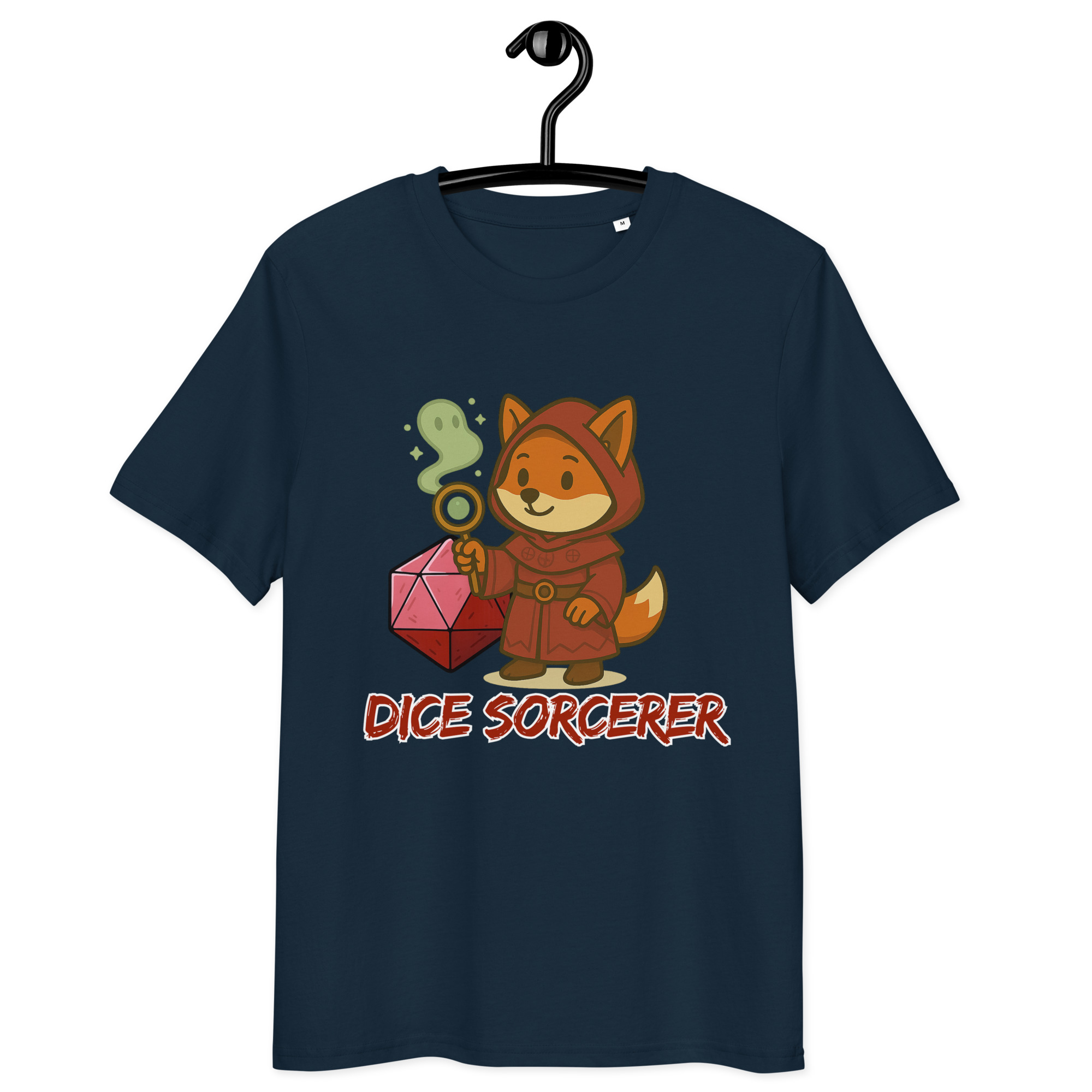 Dice Sorcerer - DTF-Unisex-Bio-Baumwoll-T-Shirt – Bild 4