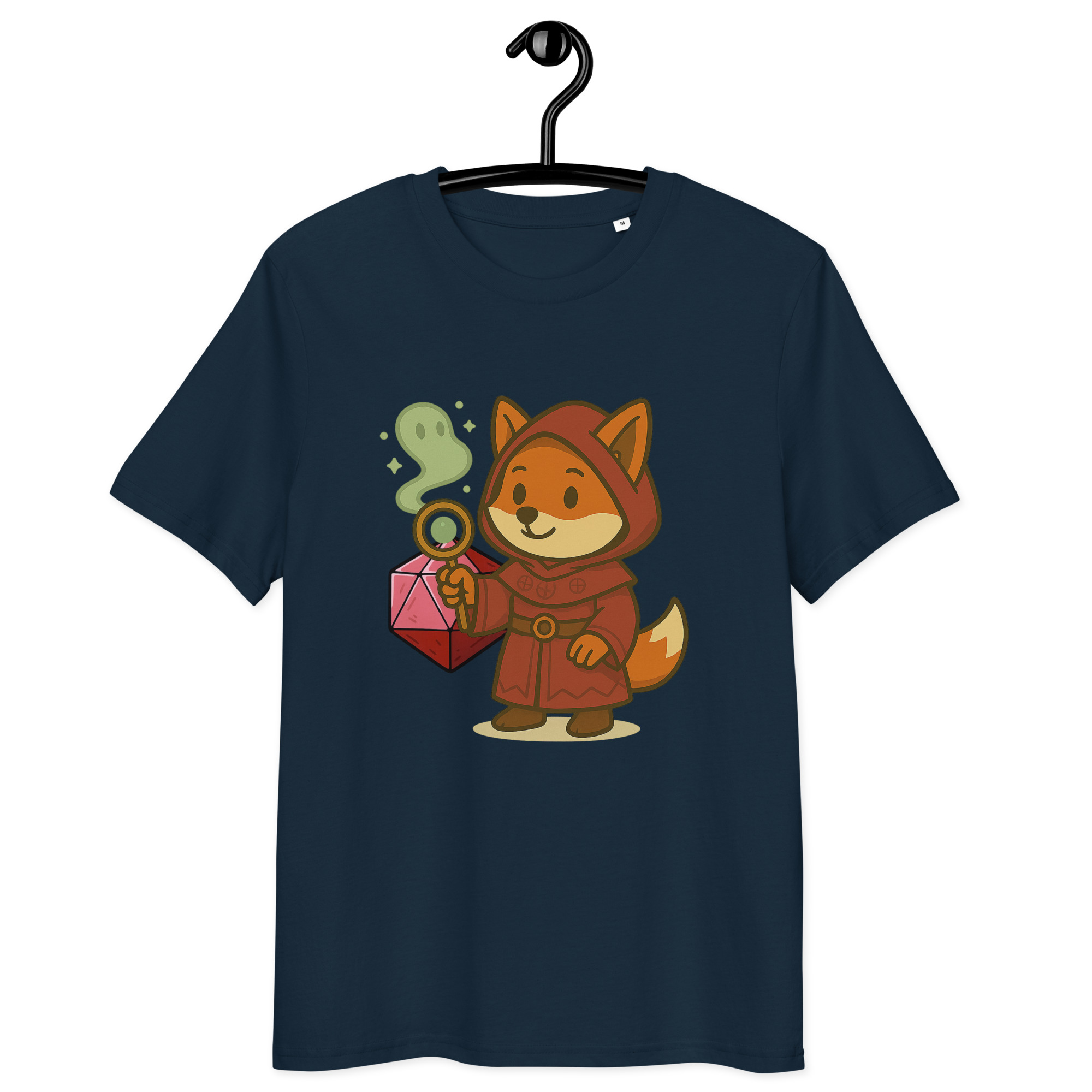 Dicefox Sorcerer - DTF-Unisex-Bio-Baumwoll-T-Shirt – Bild 4