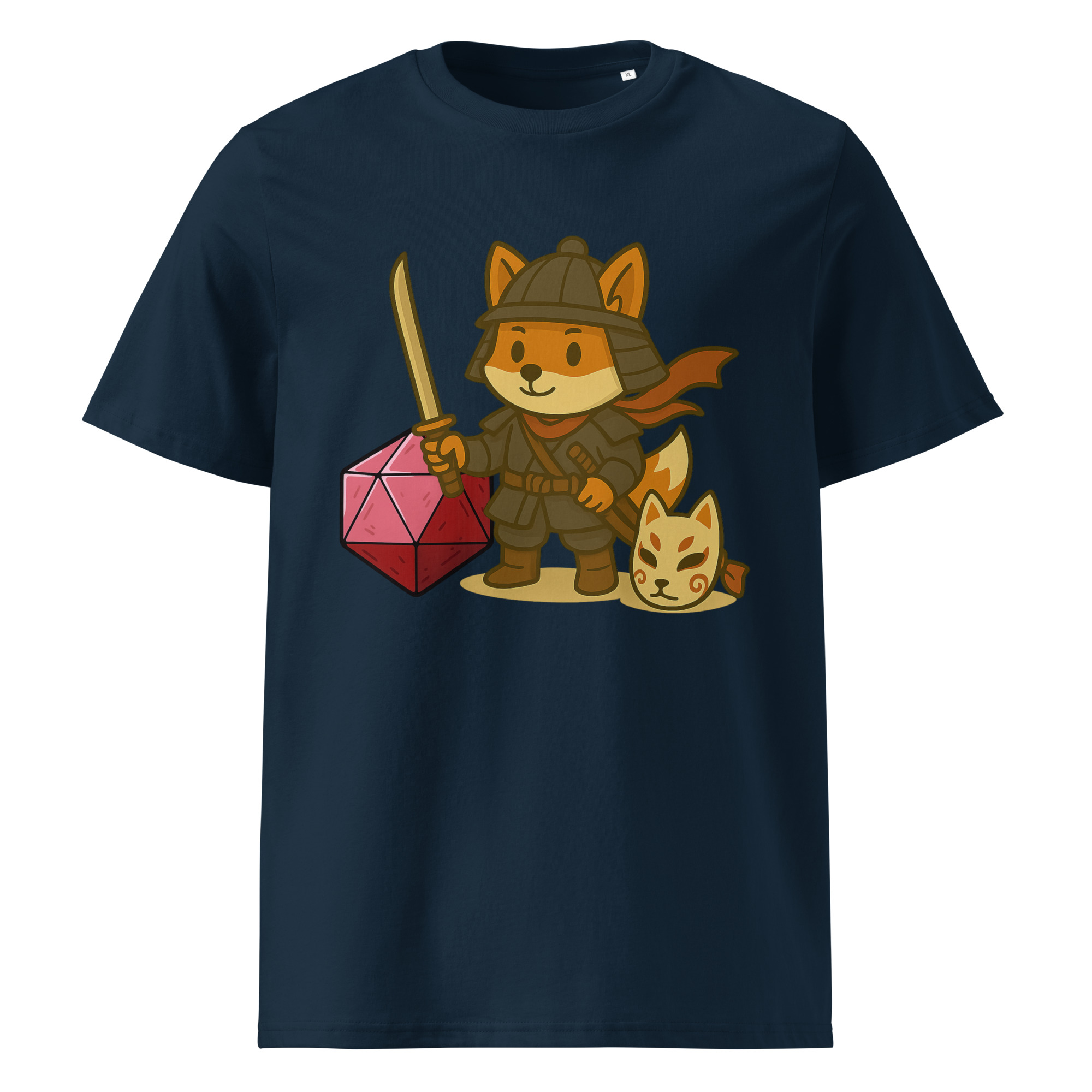 Dicefox Samurai - DTF-Crop-Hoodie – Bild 5