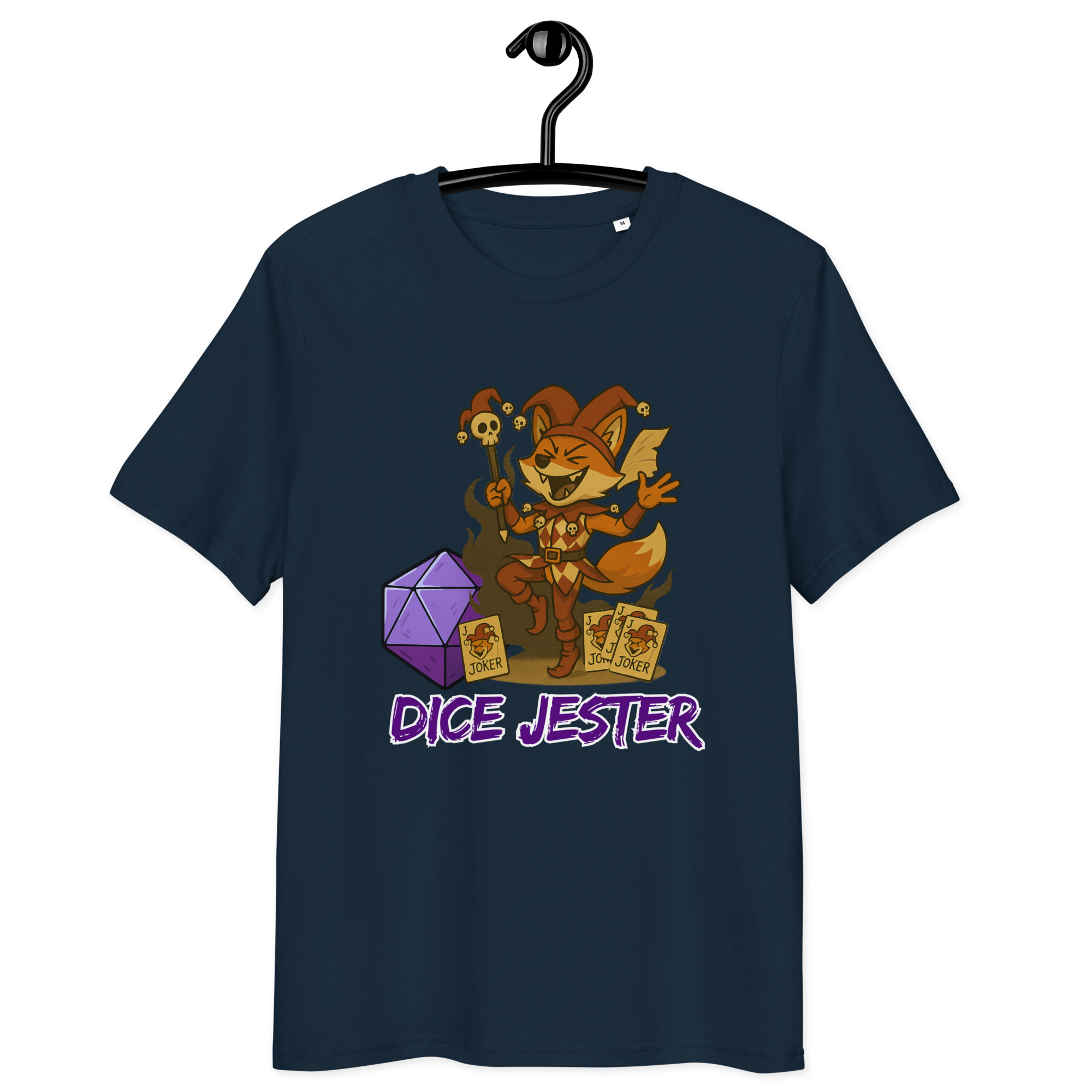 Dice Jester - DTF-Unisex-Bio-Baumwoll-T-Shirt – Bild 4