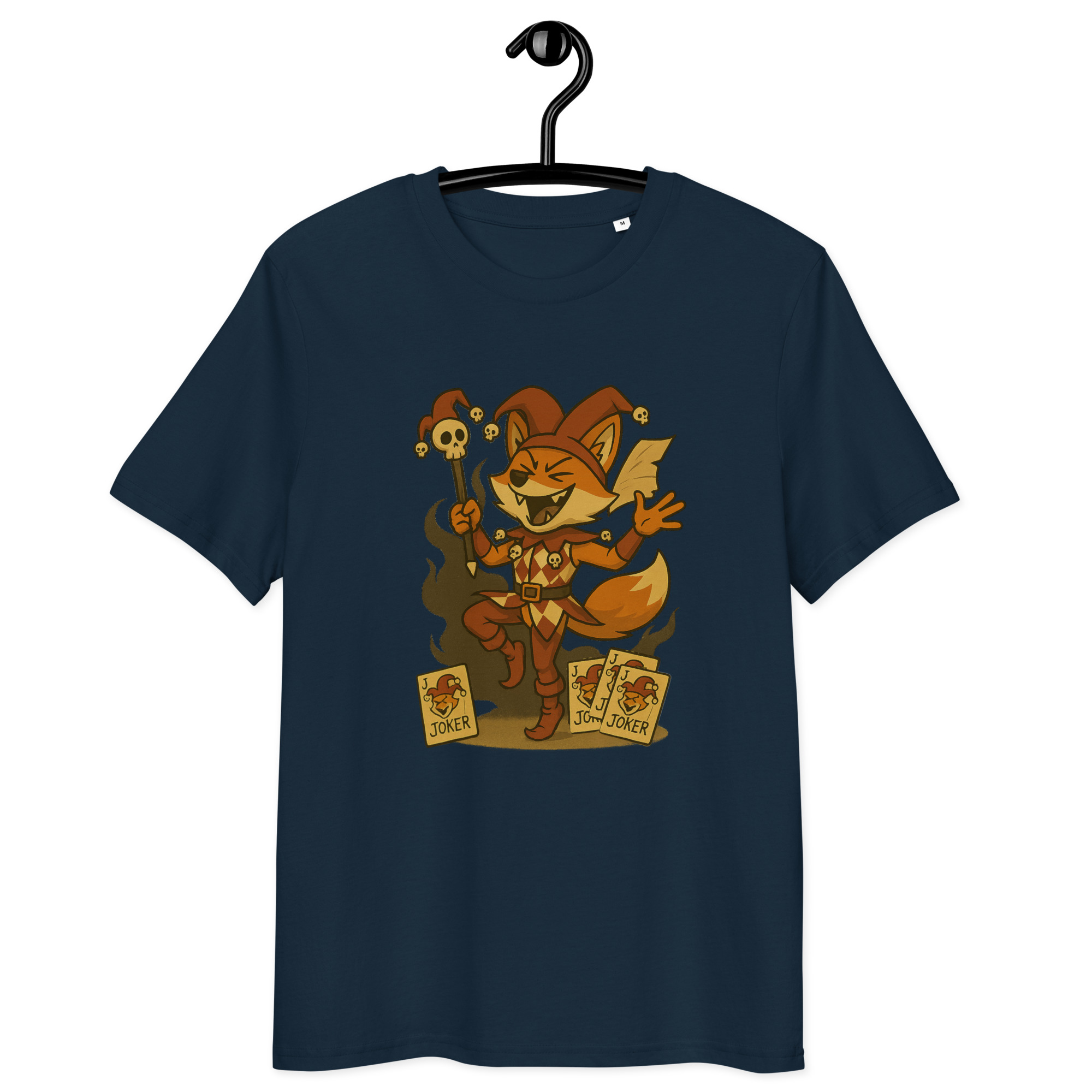 Fox Jester - DTF-Unisex-Bio-Baumwoll-T-Shirt – Bild 4