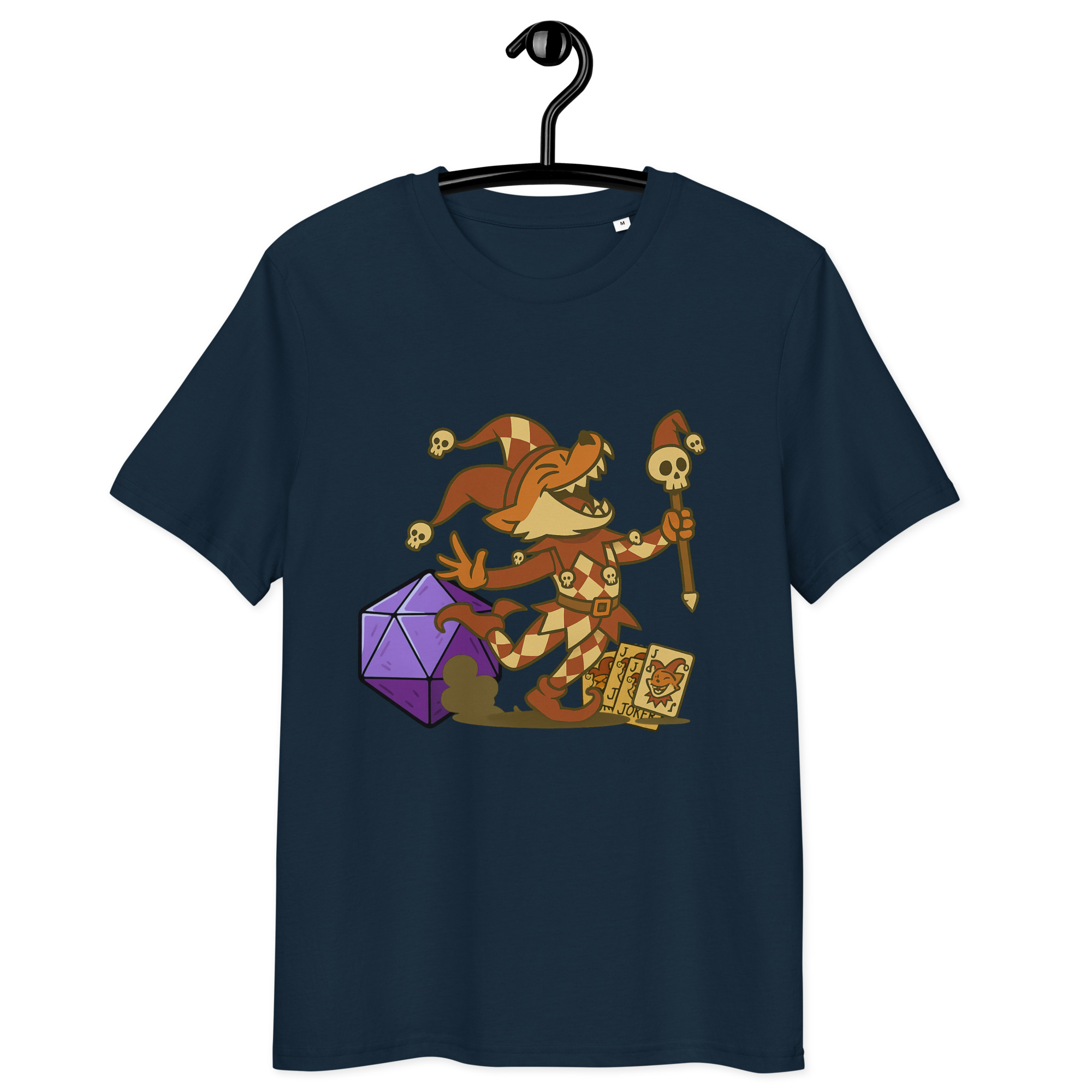 Dicefox Trickser - DTF-Unisex-Bio-Baumwoll-T-Shirt – Bild 4