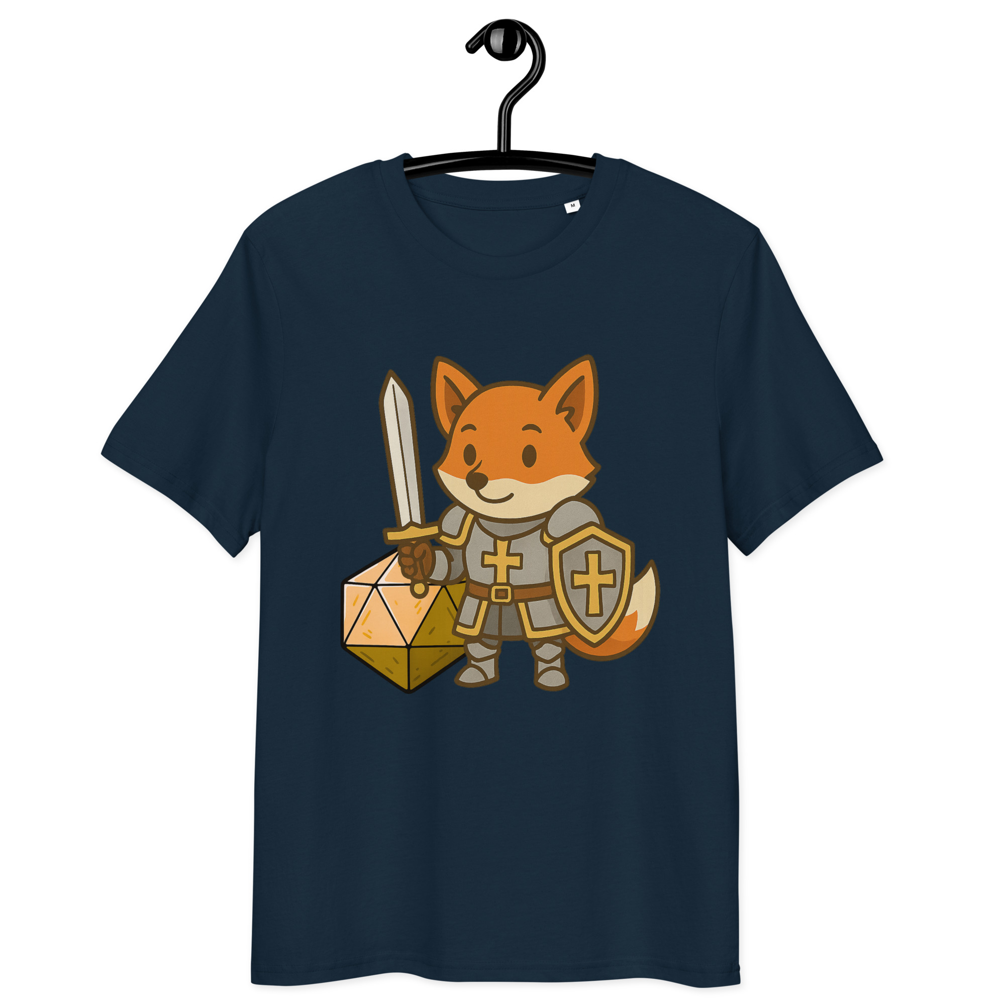 Dicefox Paladin - DTF-Unisex-Bio-Baumwoll-T-Shirt – Bild 4