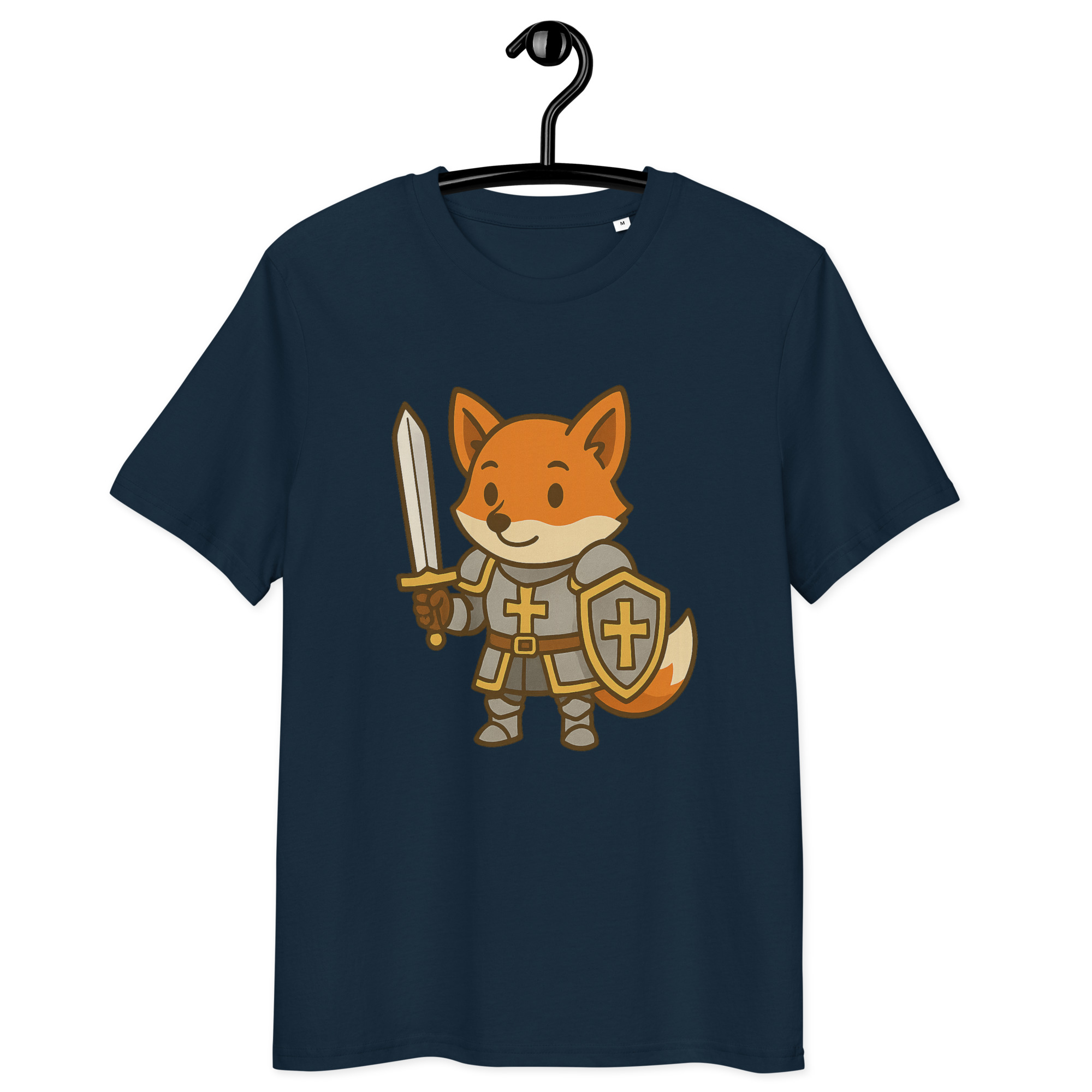 Fox Paladin - DTF-Unisex-Bio-Baumwoll-T-Shirt – Bild 4